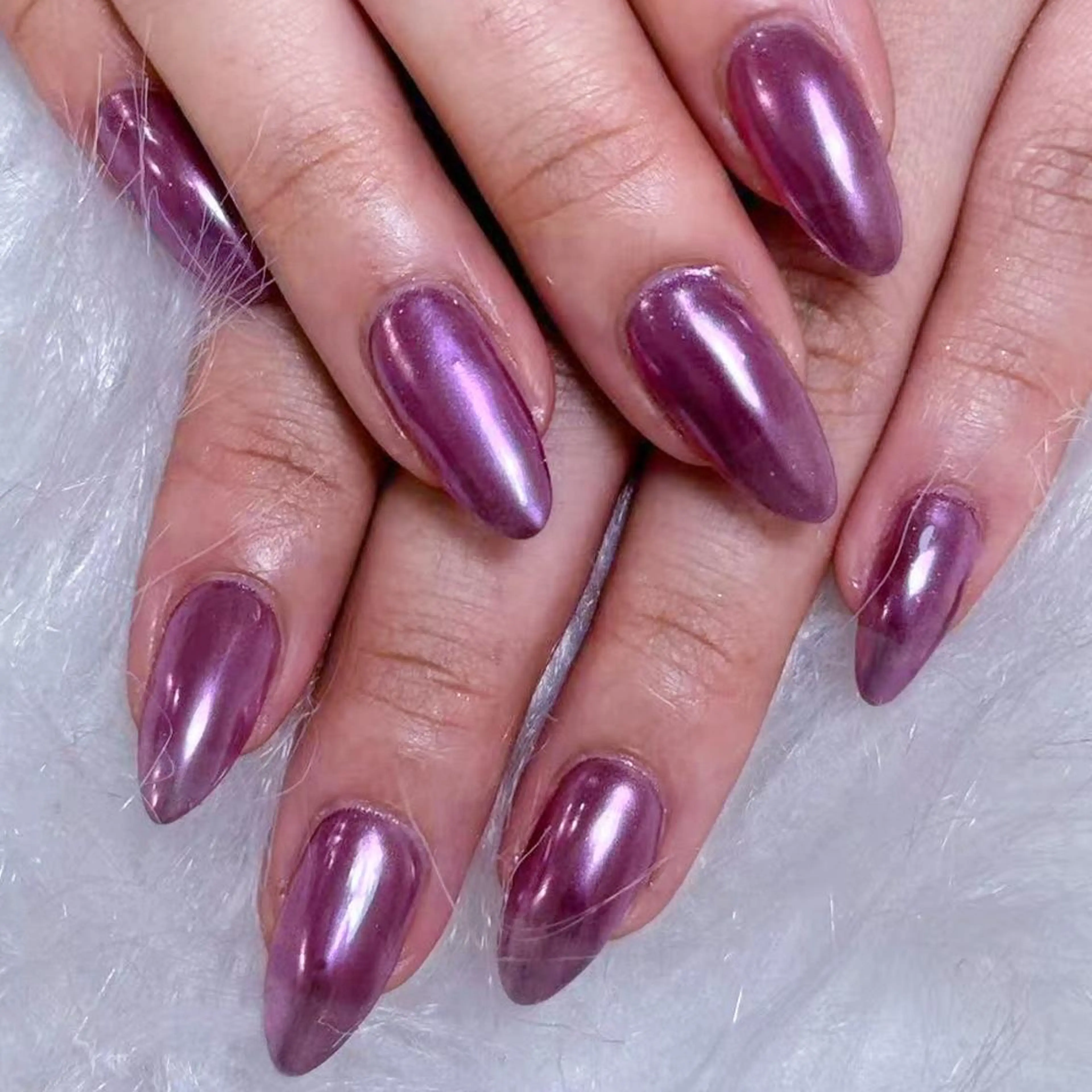 ネイル アートネイル オーロラネイル ガーリー キラキラネイル 韓国ネイル ハンドネイル DIANMOND NAIL🌸のネイルデザイン