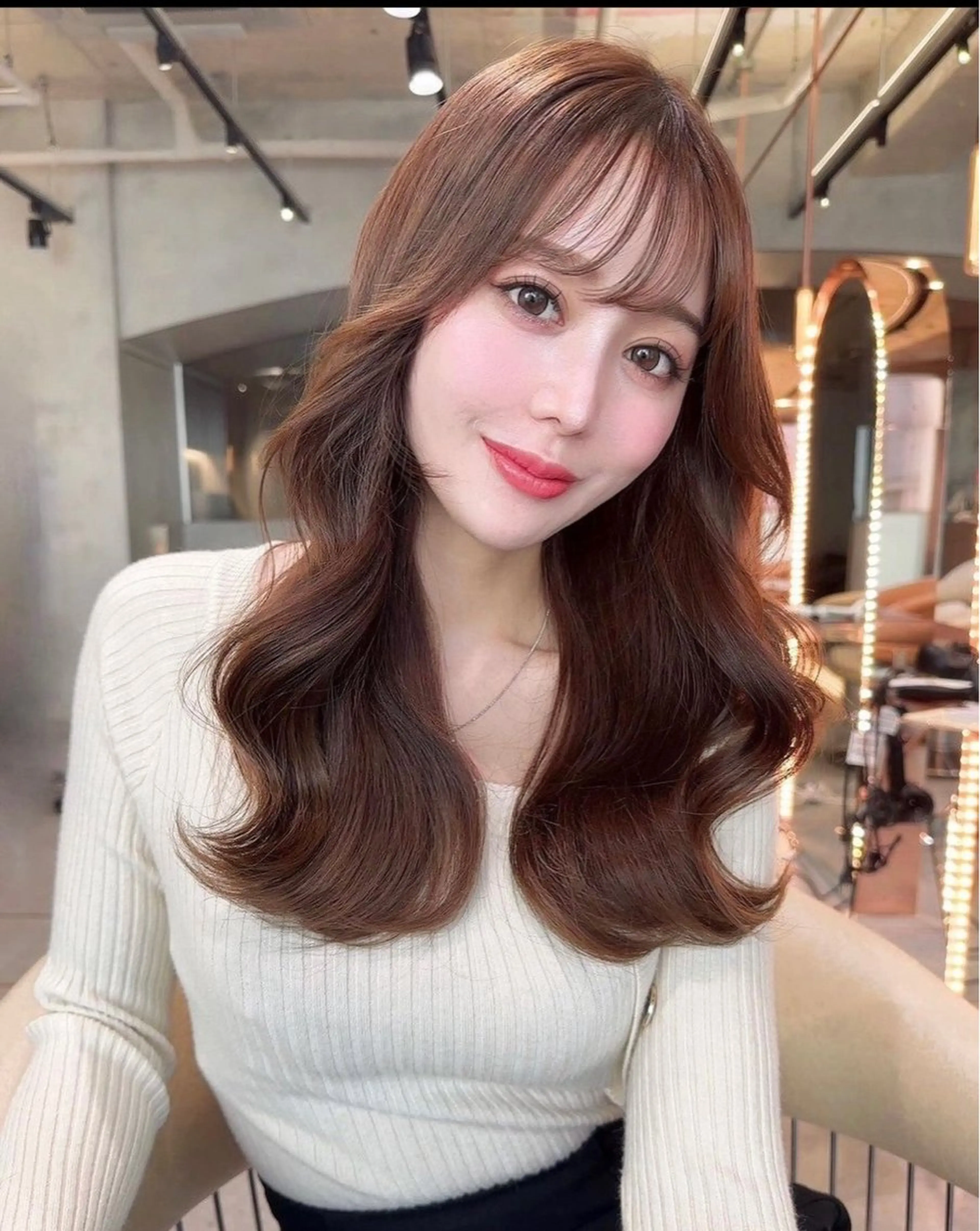 ロング カラー バレイヤージュ ブリーチ ケアブリーチ ダブルカラー グラデーションカラー 美髪/カラー 美容院🌈渡辺隼也のヘアスタイル