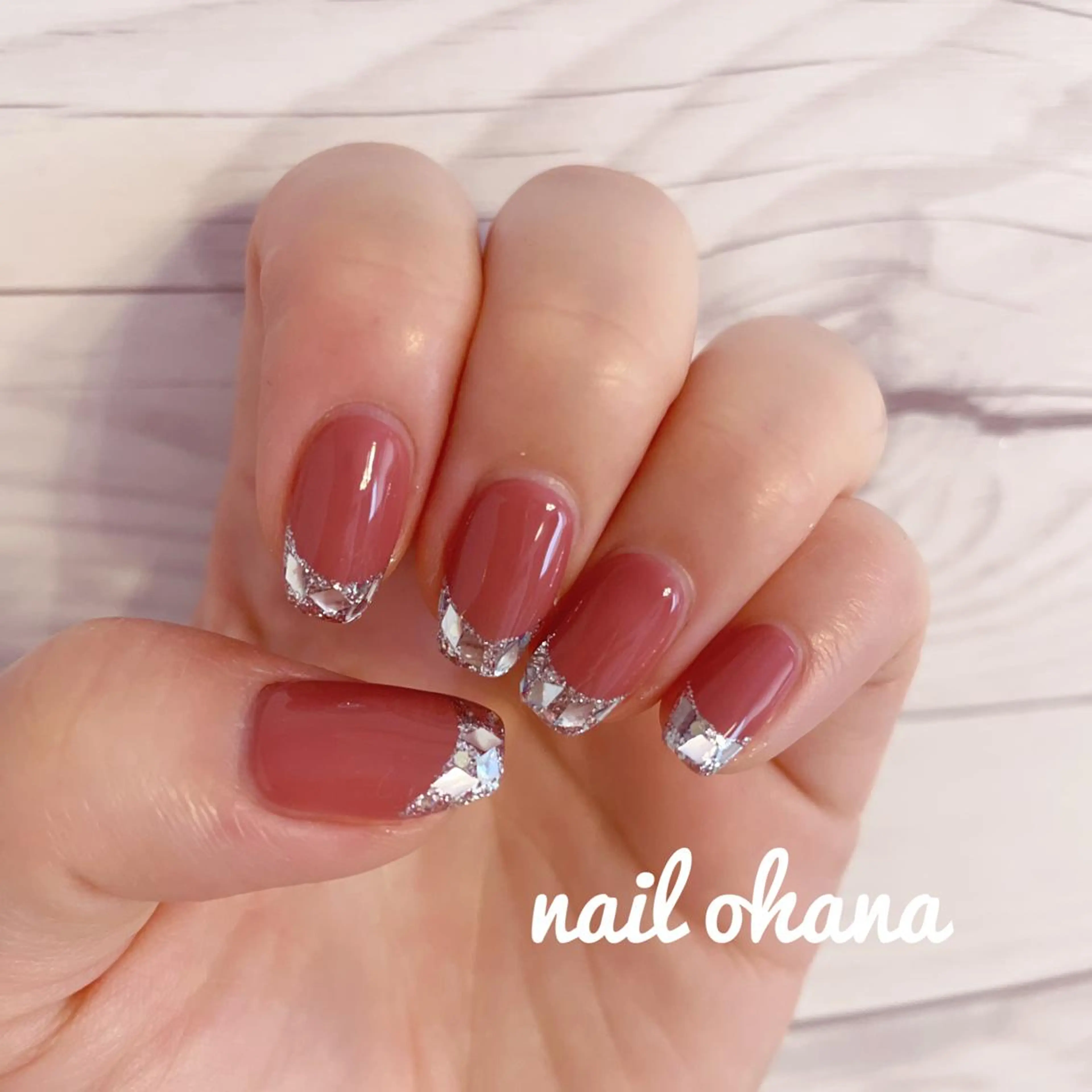 ネイル フレンチネイル ガラスフレンチ ハンドネイル 那覇🏝️台湾人 ネイリストSHIUのネイルデザイン