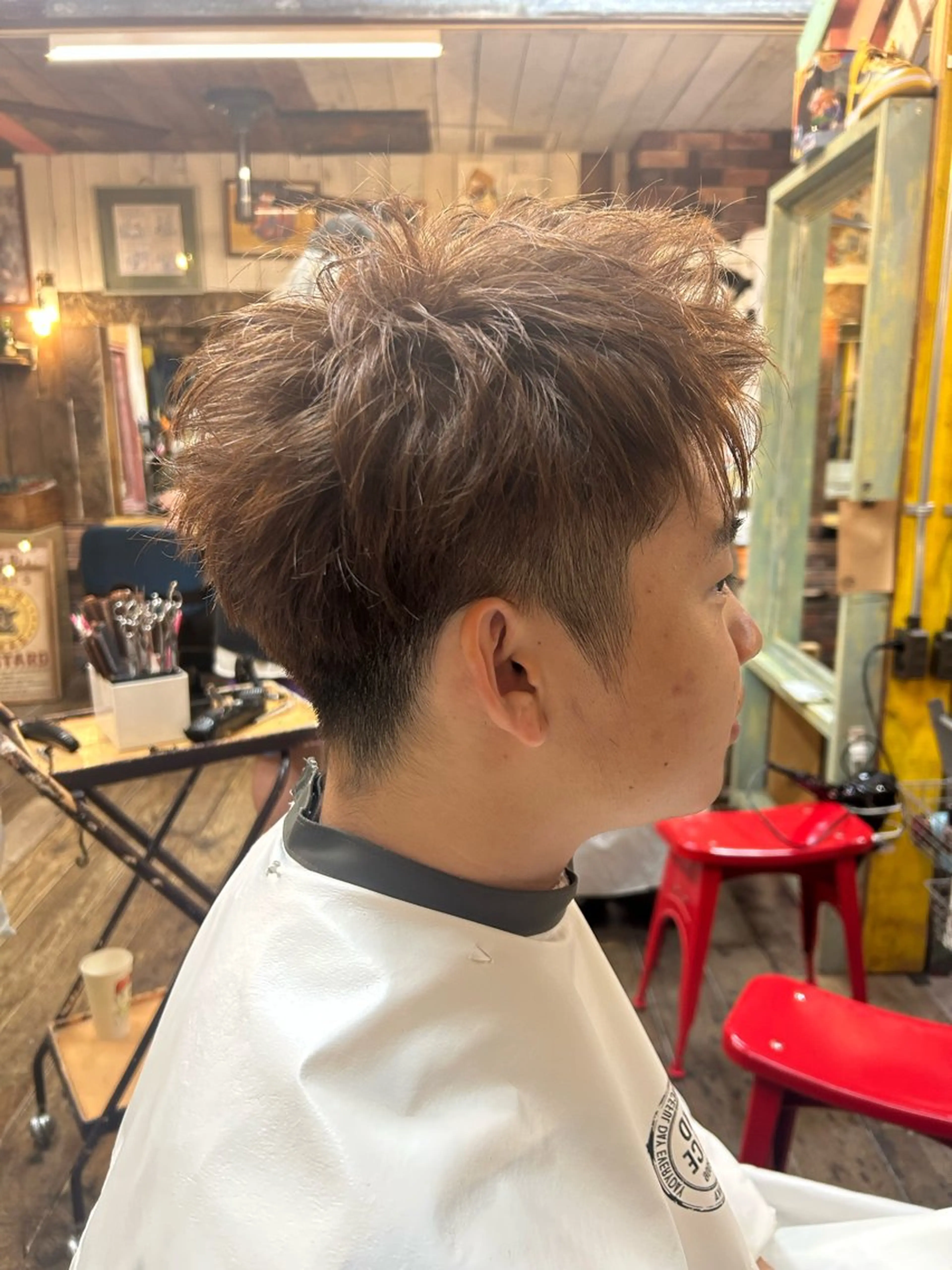 カラー メンズ ヘアカラー 飛田 和真のヘアスタイル