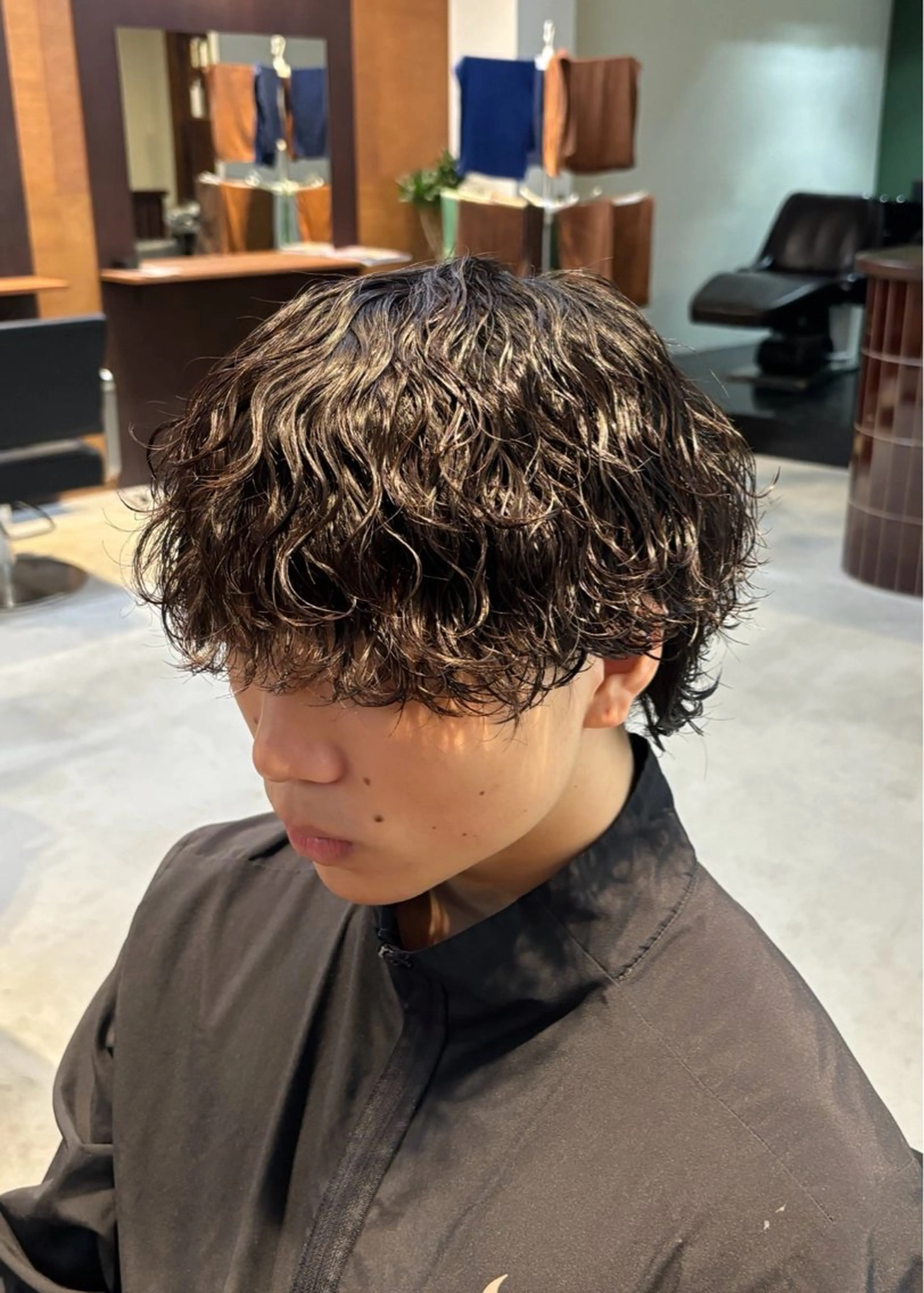 パーマ カット パーマ kota 【波巻き／シャドウ】のヘアスタイル