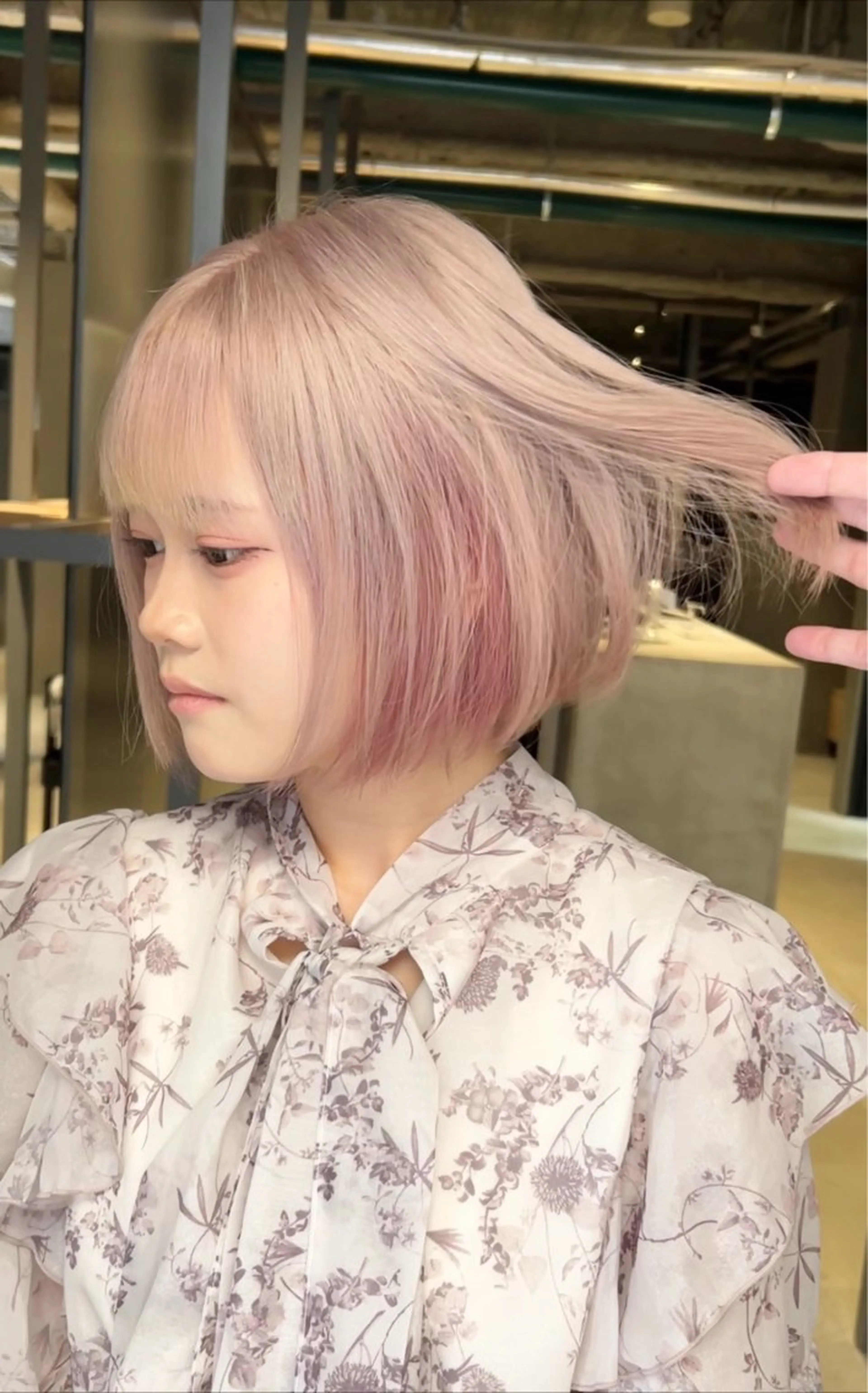 カットダブルカラー最高級ケラチンパックtrの写真