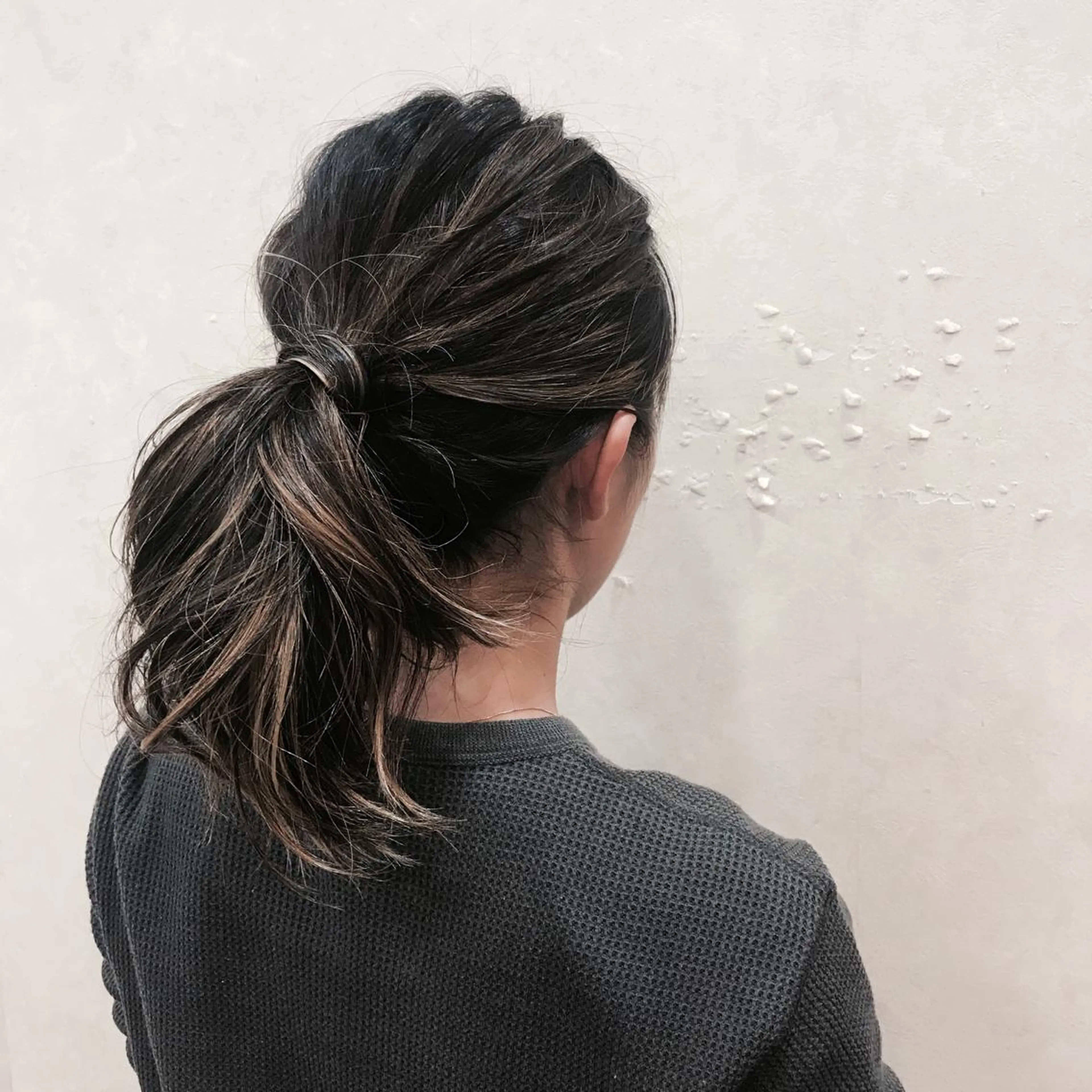 ミディアム カラー ハイライトカラー ハイライト ヘアカラー cfr professional artist salon所属・佐野 智史のヘアスタイル