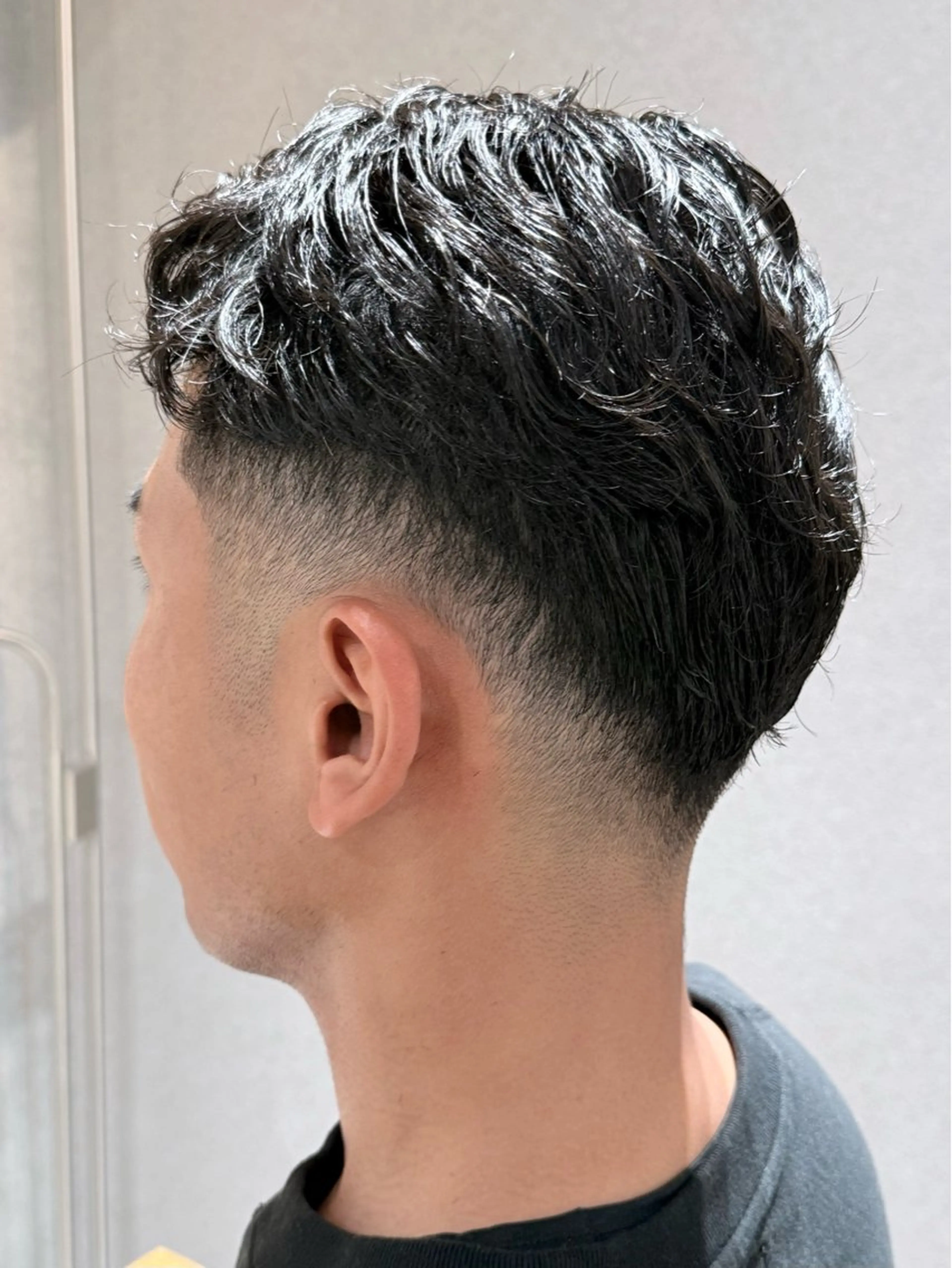 ショート メンズ フェードカット スキンフェード 藤田 一遼のヘアスタイル
