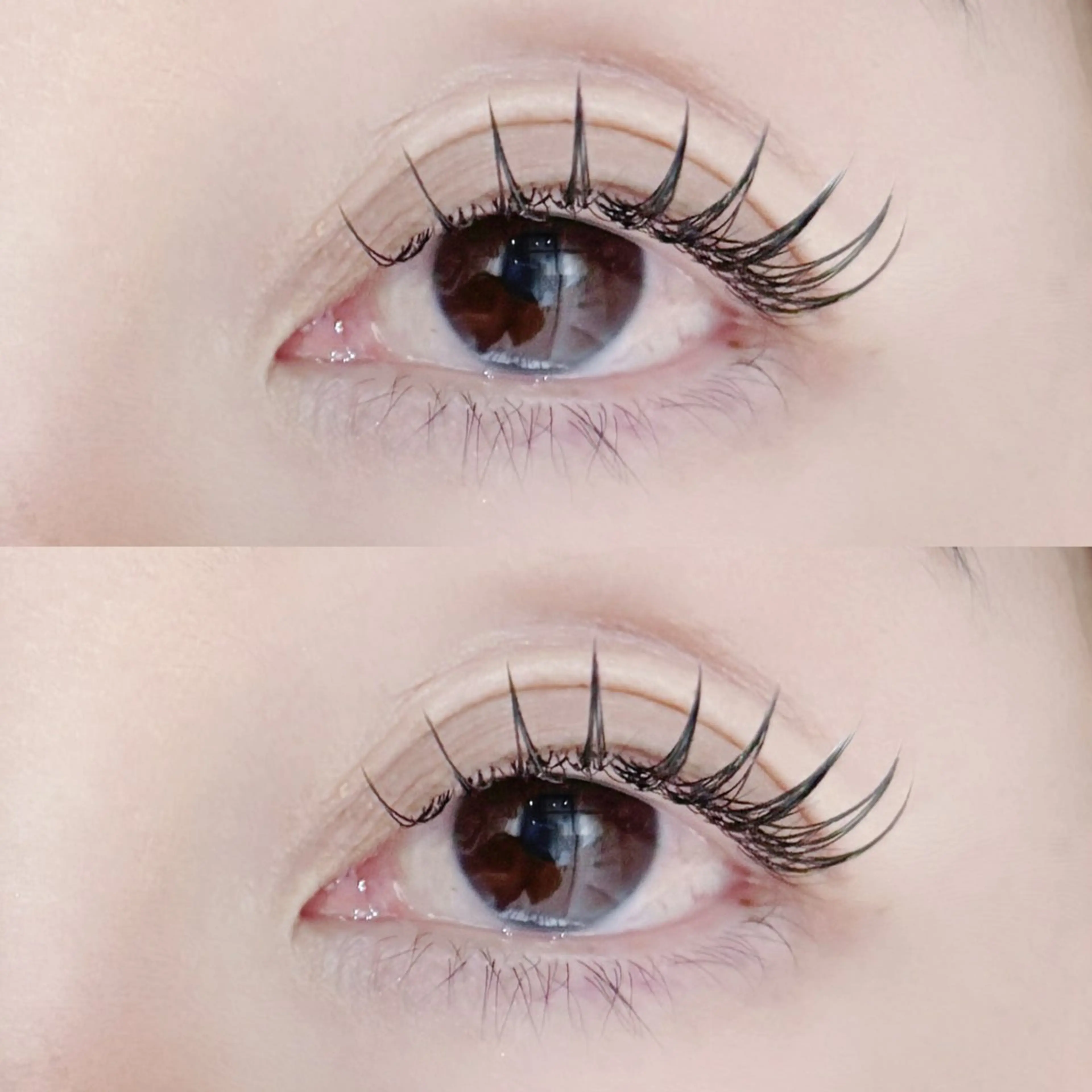 マツエク・マツパ 目尻長め re; みおのヘアスタイル