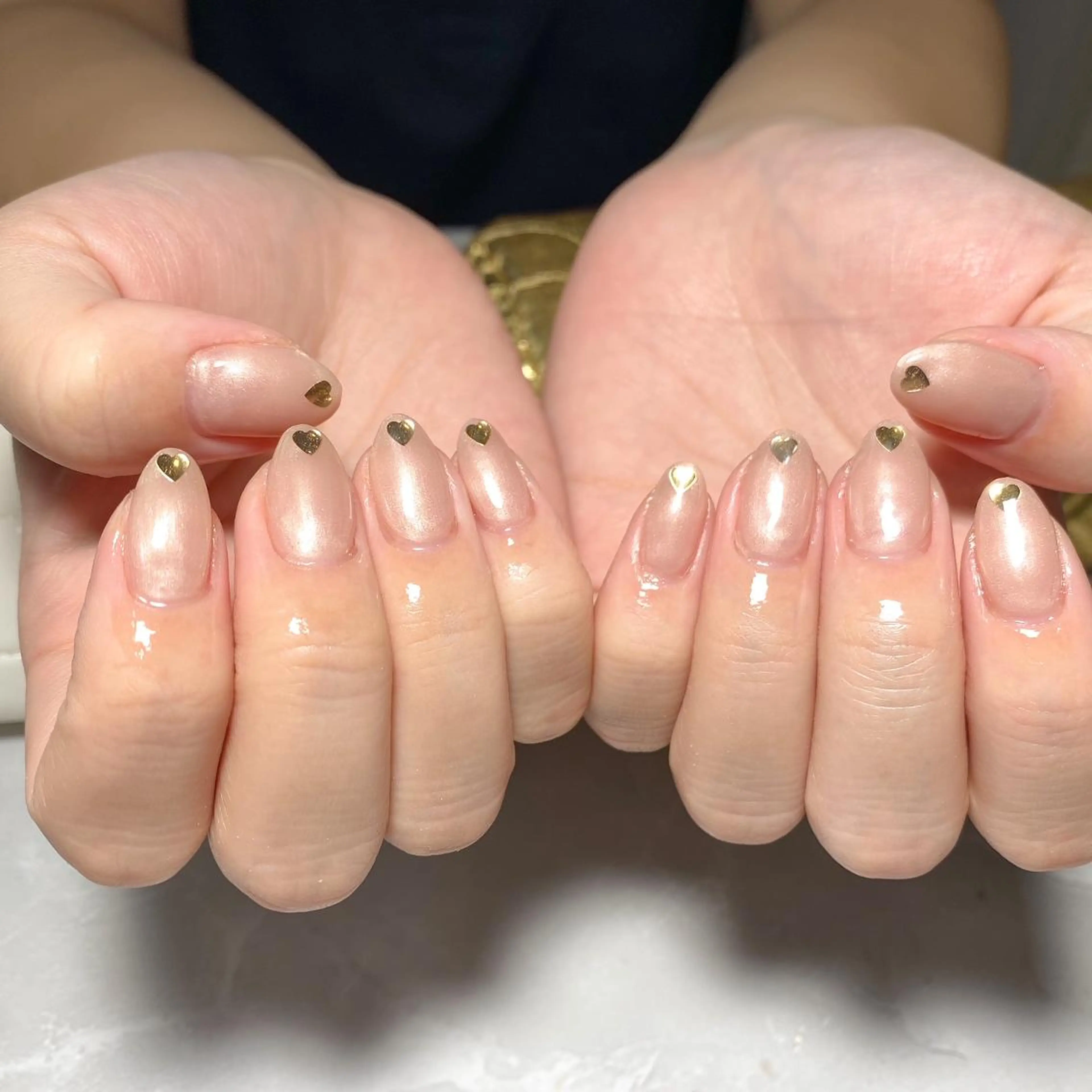 ネイル ハート nail en💅 キッズスペース有のネイルデザイン
