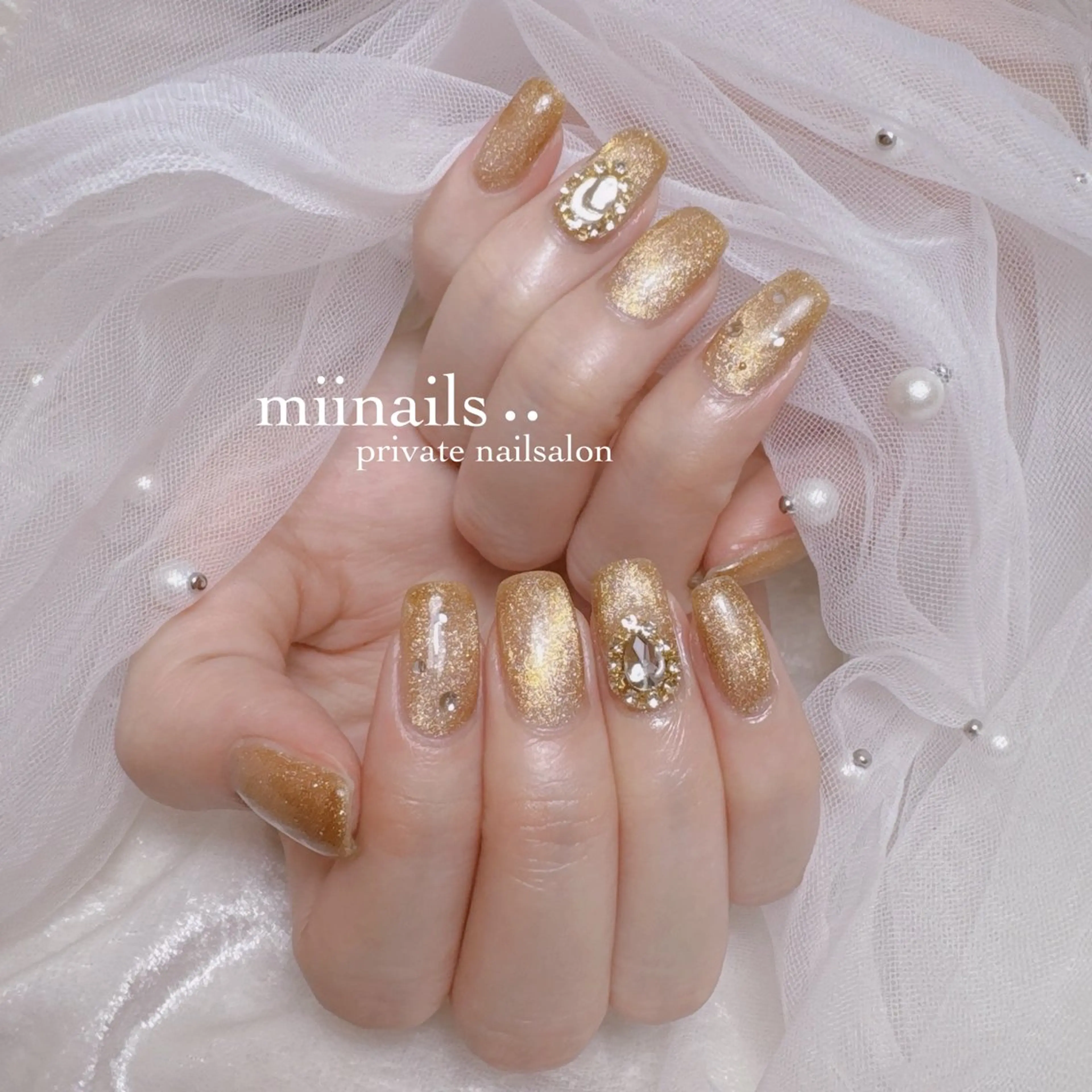 ネイル 韓国ネイル ワンホンネイル ハンドネイル nailsalon miinailsのネイルデザイン