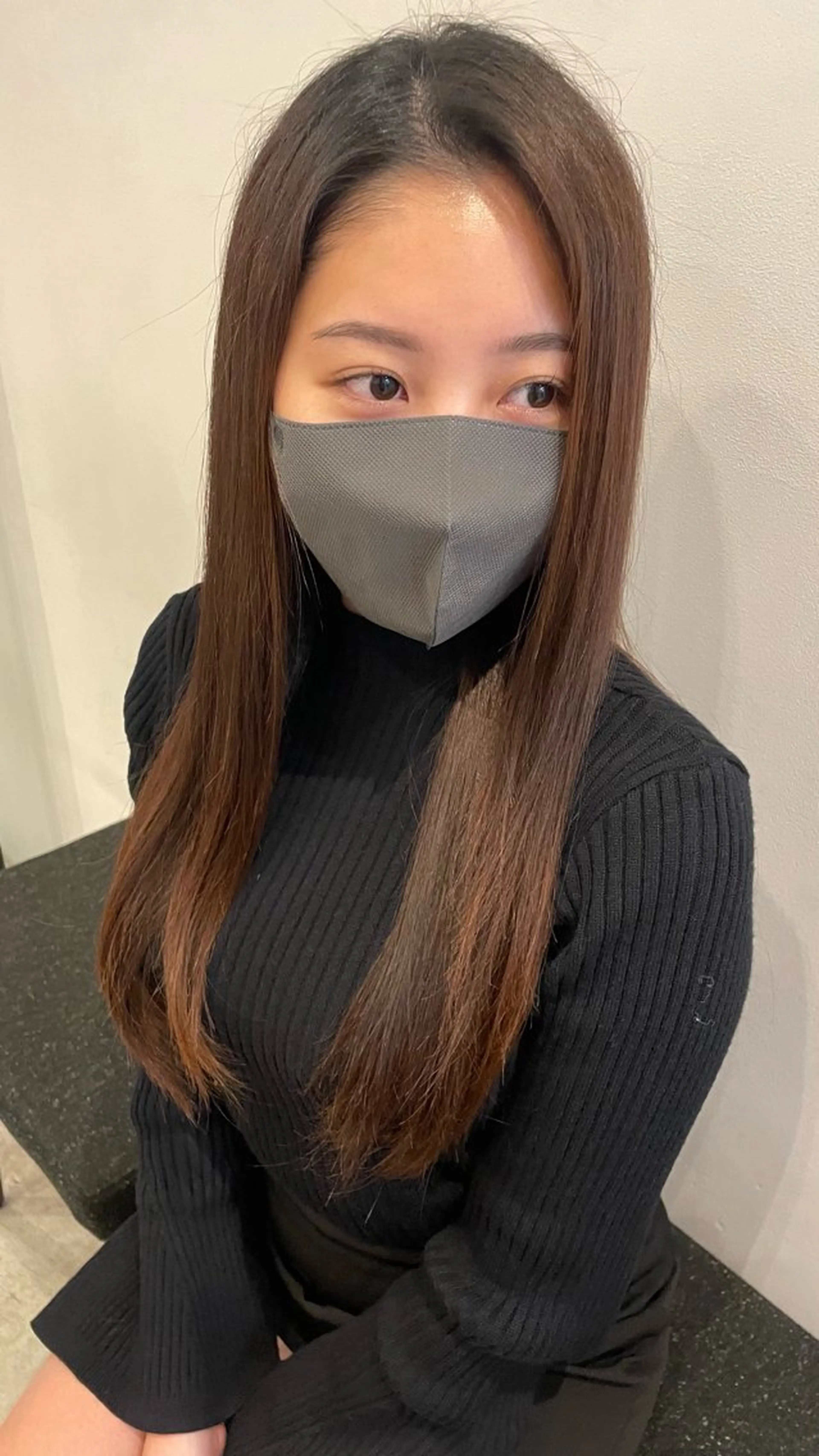 ロング メンズパーマ✨️/ 縮毛カラー🫧あきはのヘアスタイル