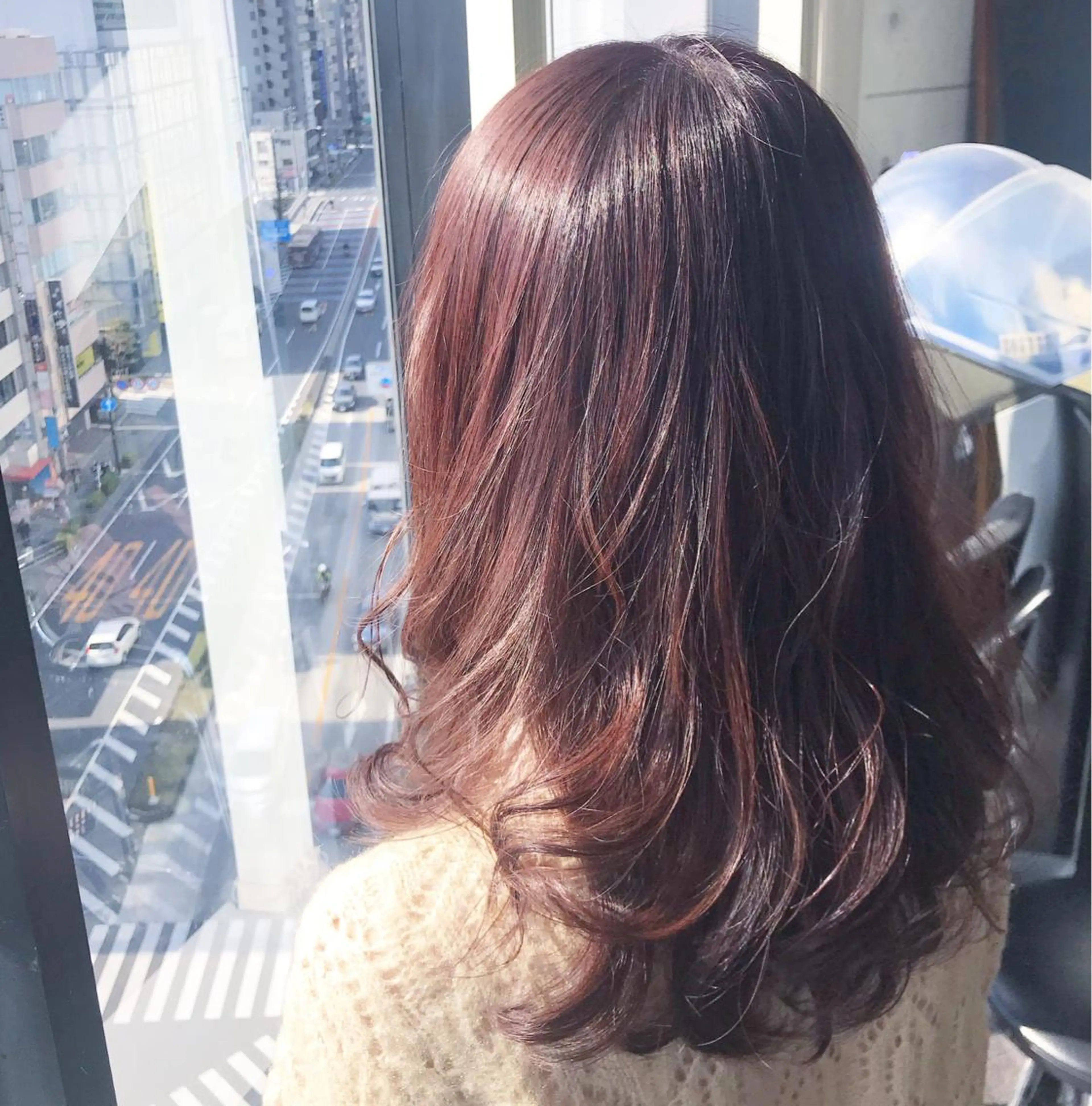 ミディアム カラー ピンクカラー バイオレットカラー ヘアカラー トリートメント cocoru所属・＊横浜駅＊ 金子 誠也のヘアスタイル