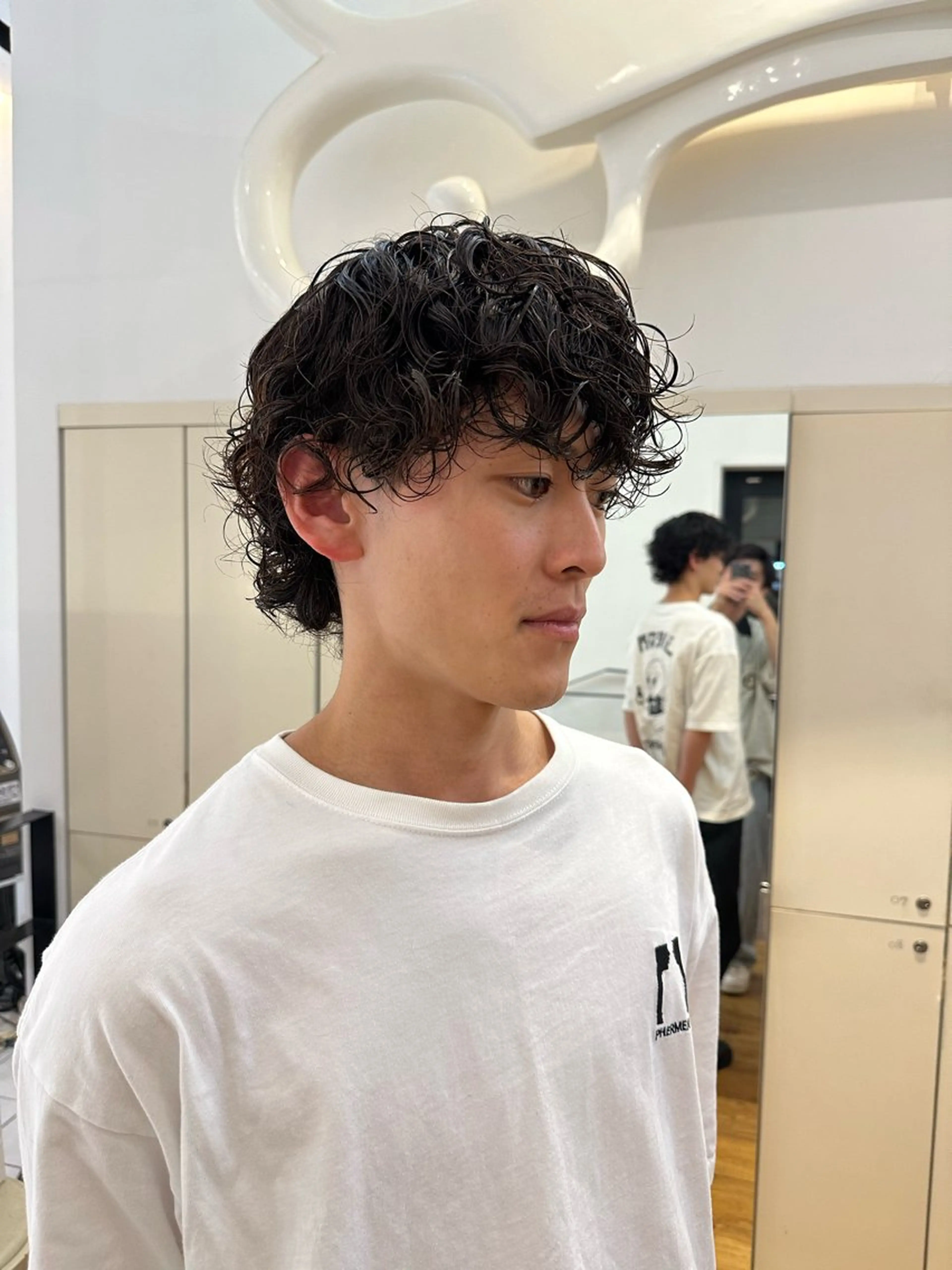 パーマ プードルパーマ カット パーマ 安藤 太一のヘアスタイル