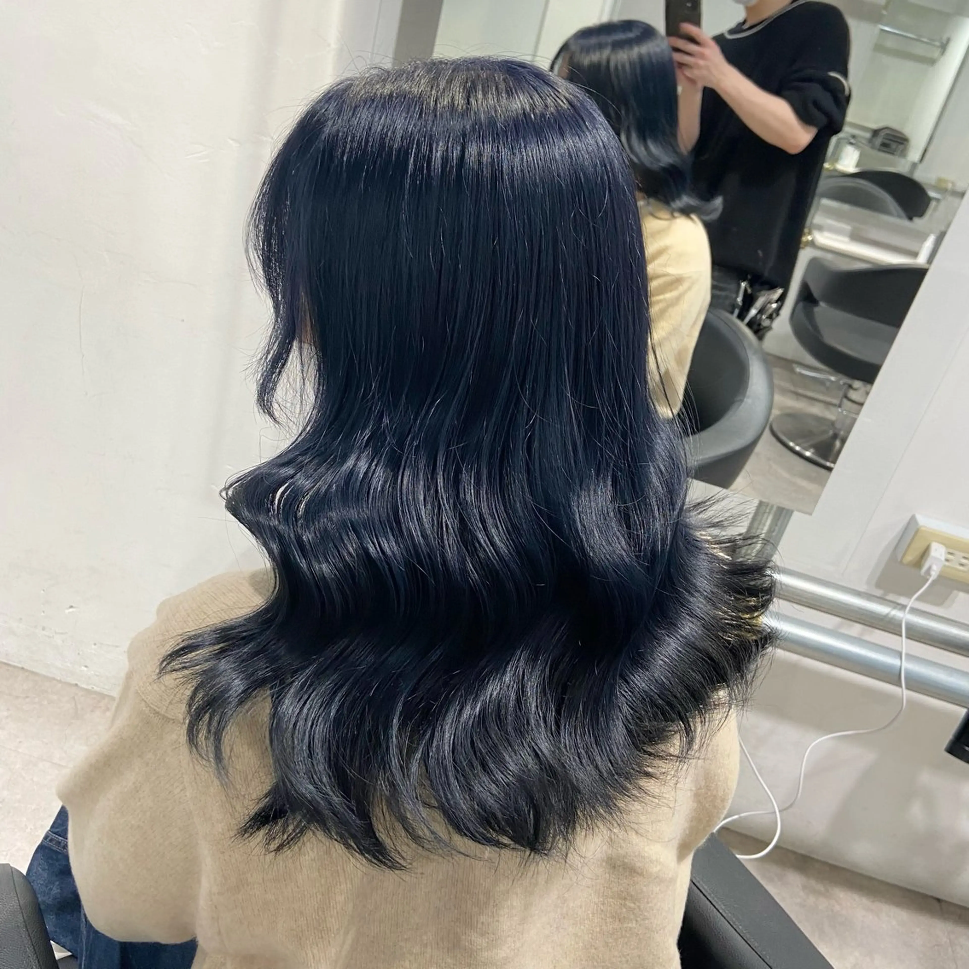 ロング カラー ヘアアレンジ トレンドモテカラー 🩷色落ちまで可愛くのヘアスタイル