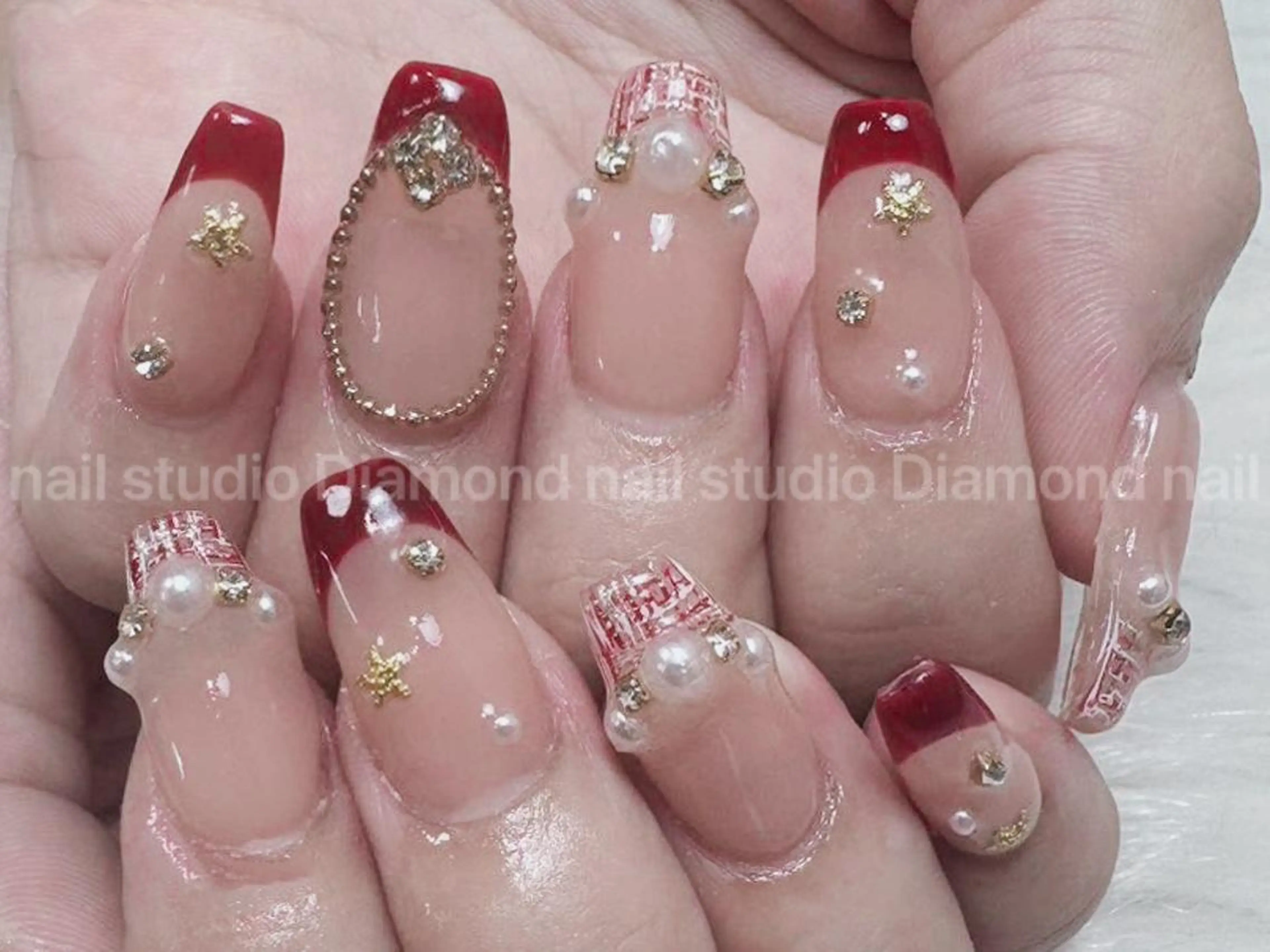 ネイル 持ち込み DIAMOND 💦のネイルデザイン