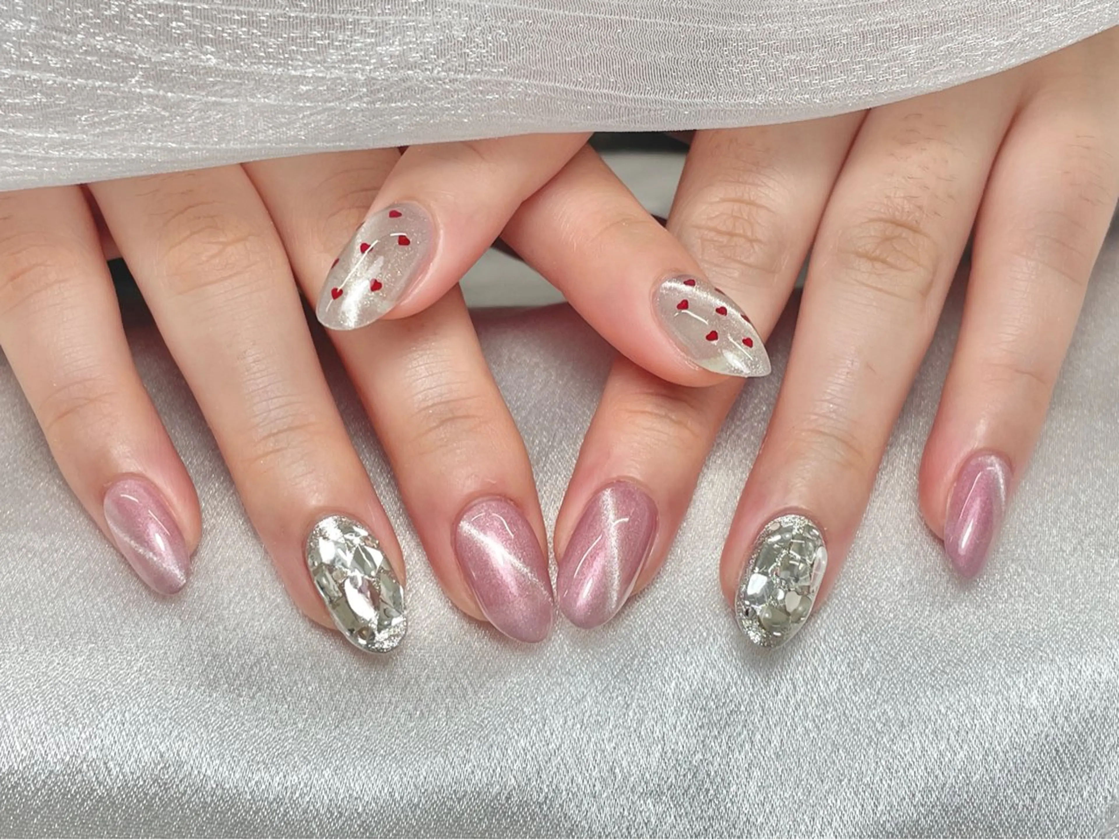 ネイル 持ち込み 夏 目のネイルデザイン