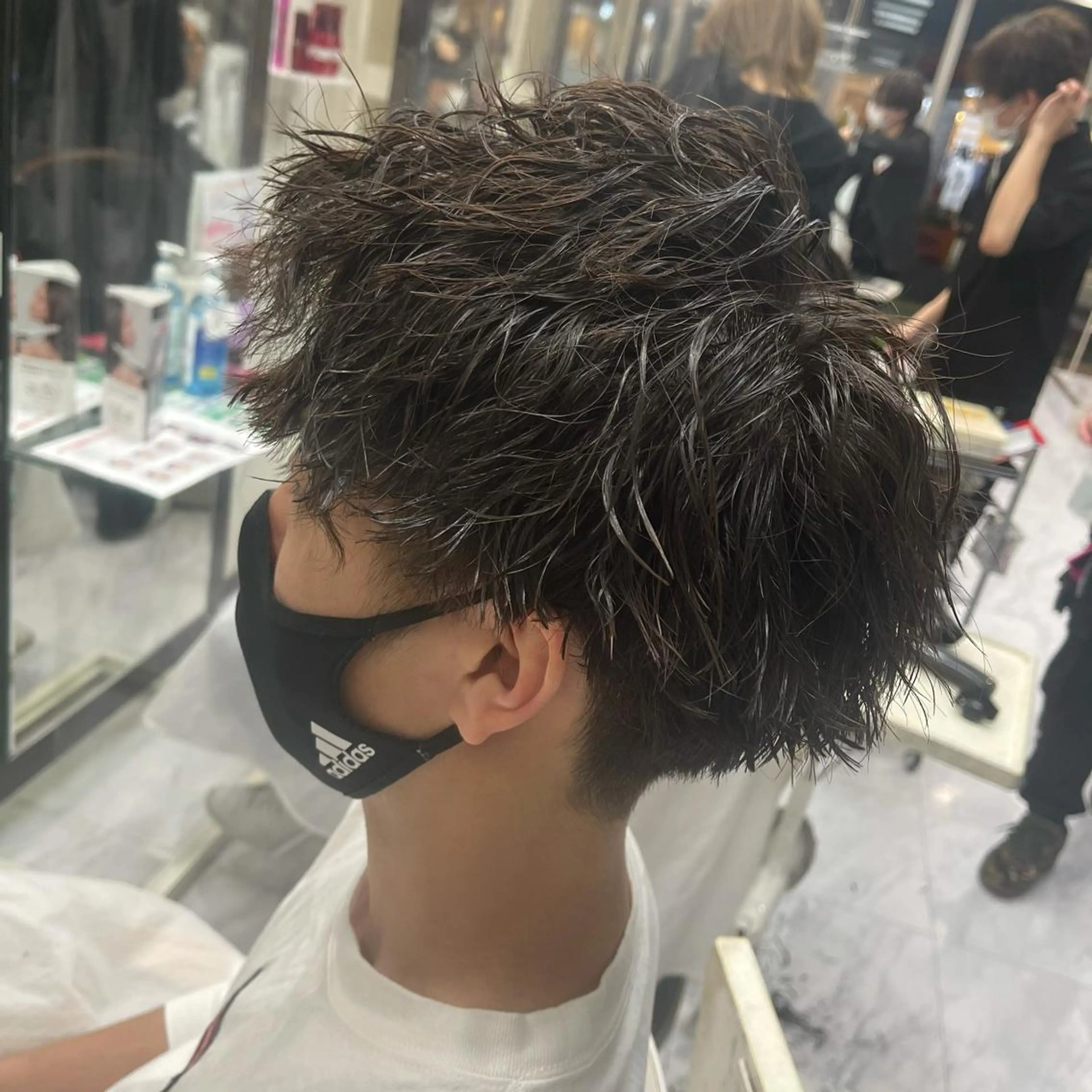 ショート パーマ ✨メンズ支持率no1 野上✨のヘアスタイル