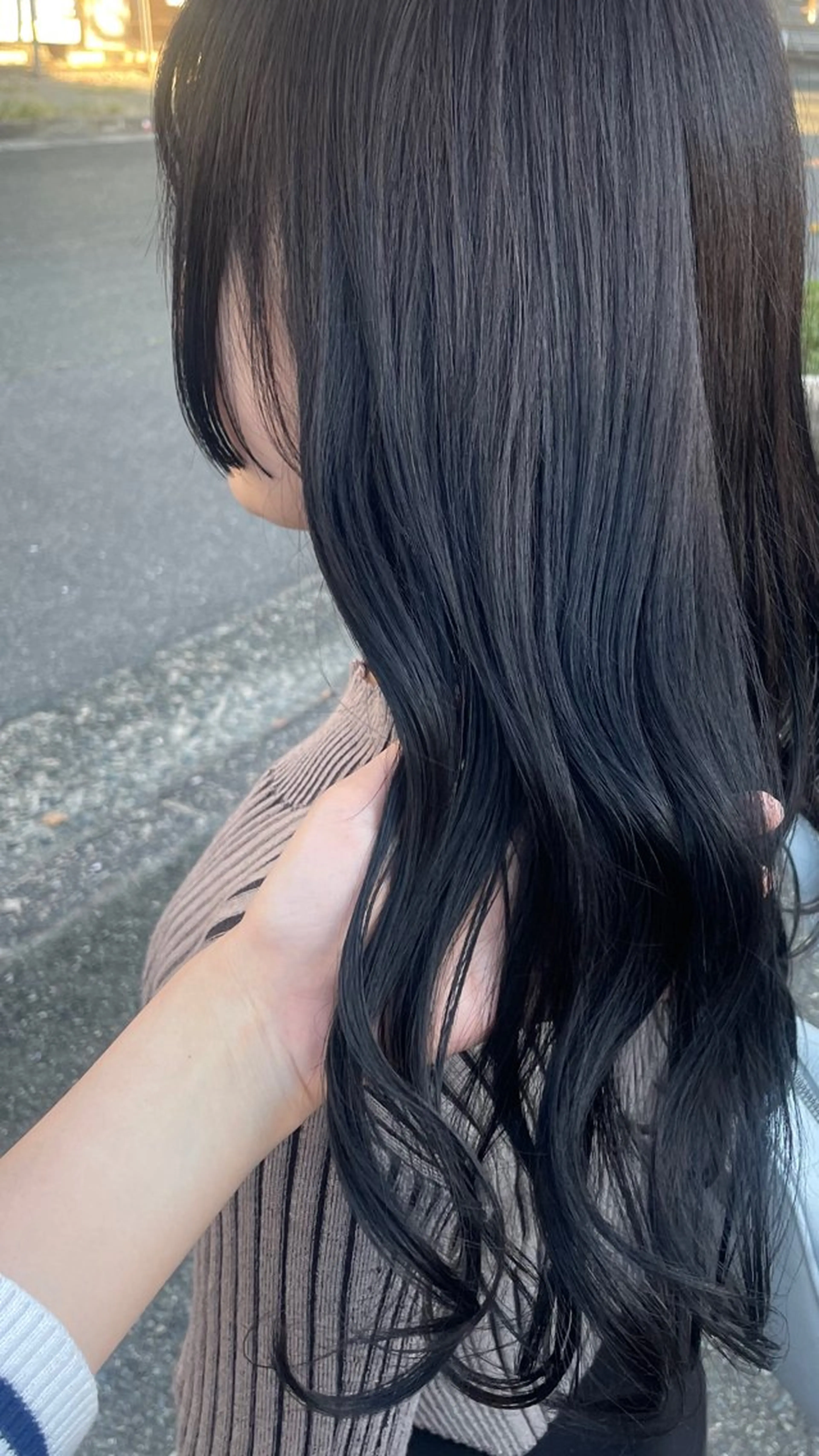 セミロング カラー グレージュ 姫カット hana🍑 渋谷ショートカットのヘアスタイル