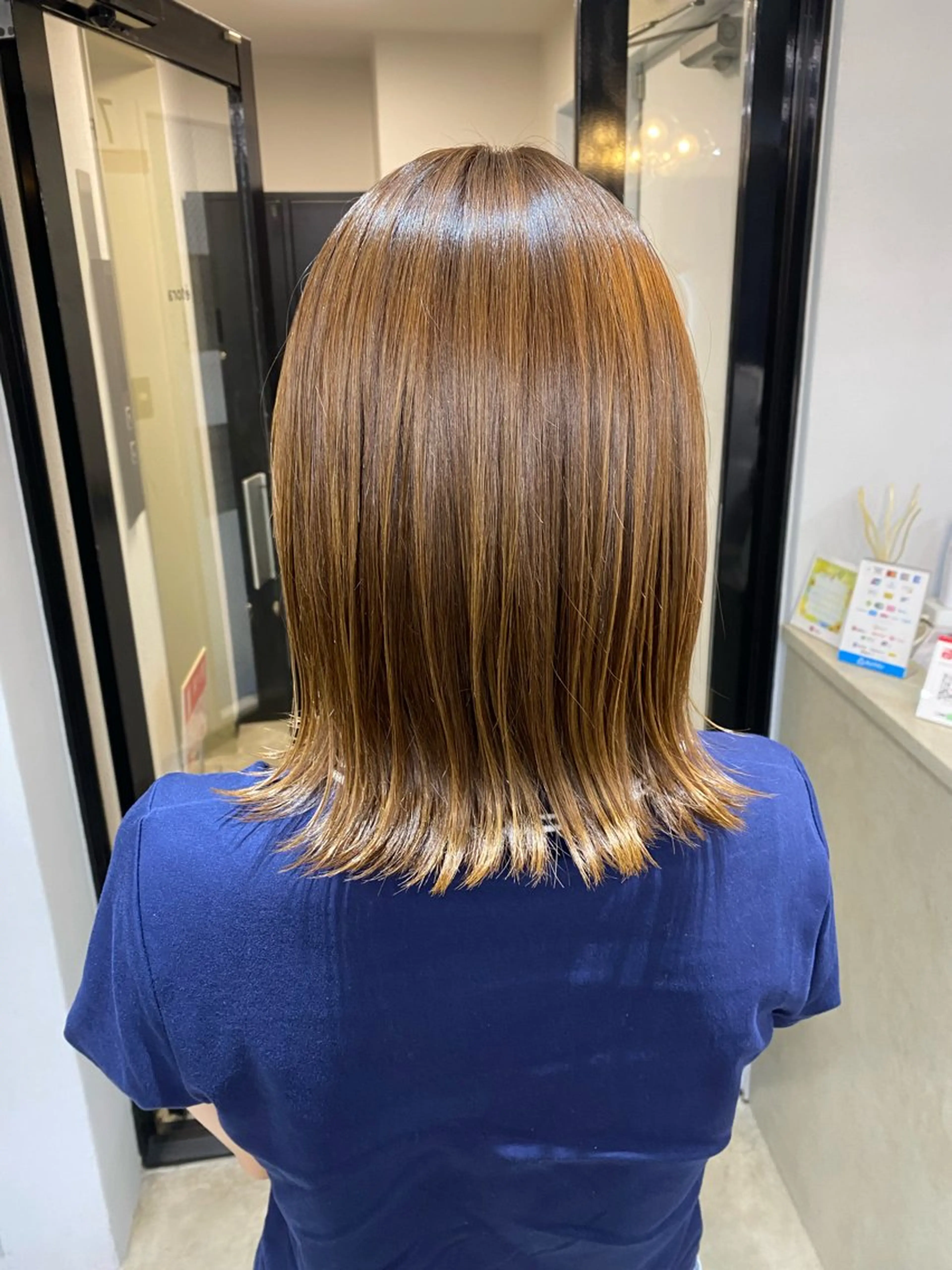 ミディアム ボブ カット レイヤー×髪質改善✨ 渋谷/佐藤侑哉のヘアスタイル