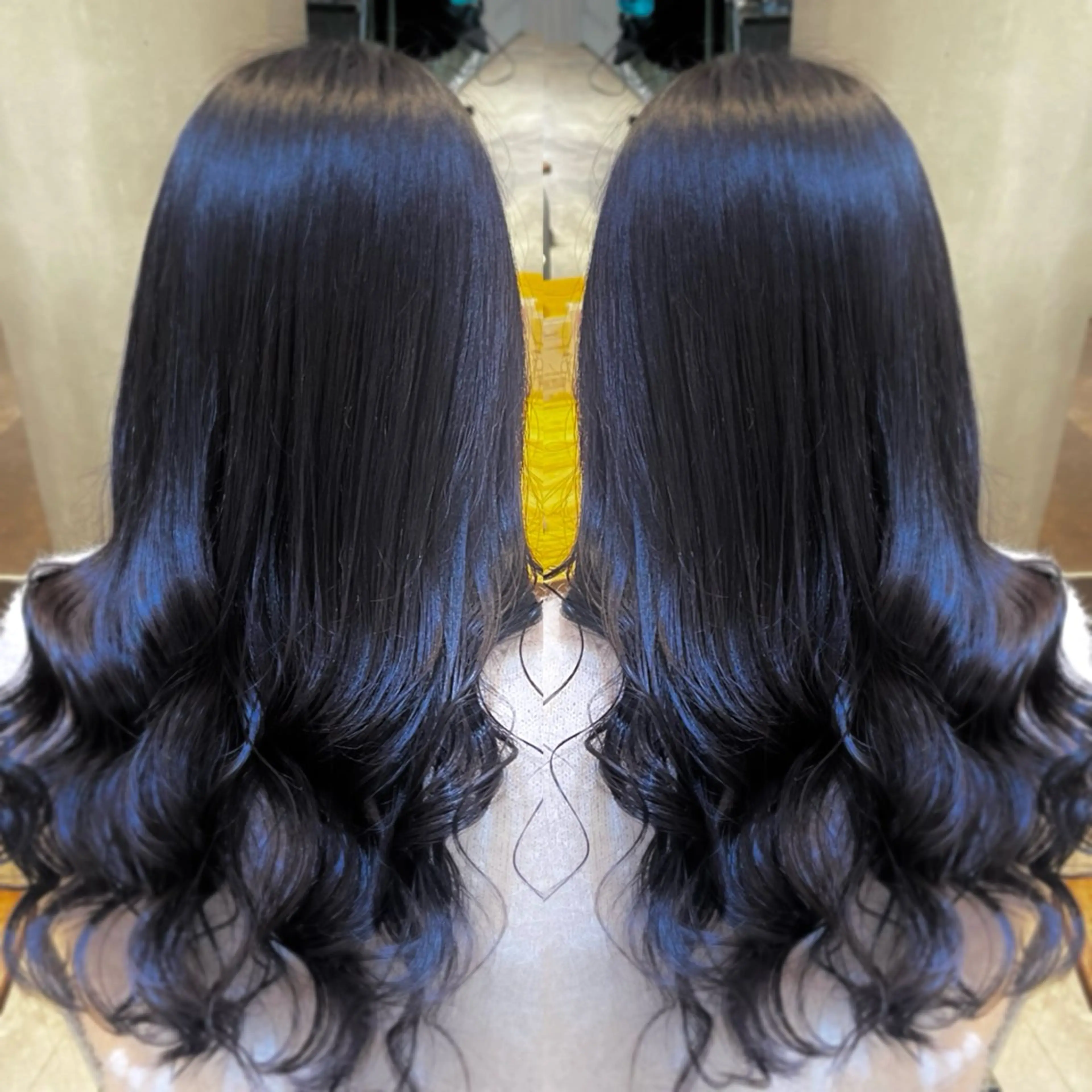 ロング カラー ケアカラー 透明感カラー デザインカット 髪質改善 レイヤーカット ラフィスヘアードープ所属・👑髪質改善wカラー /ハイトーン/アユカのヘアスタイル