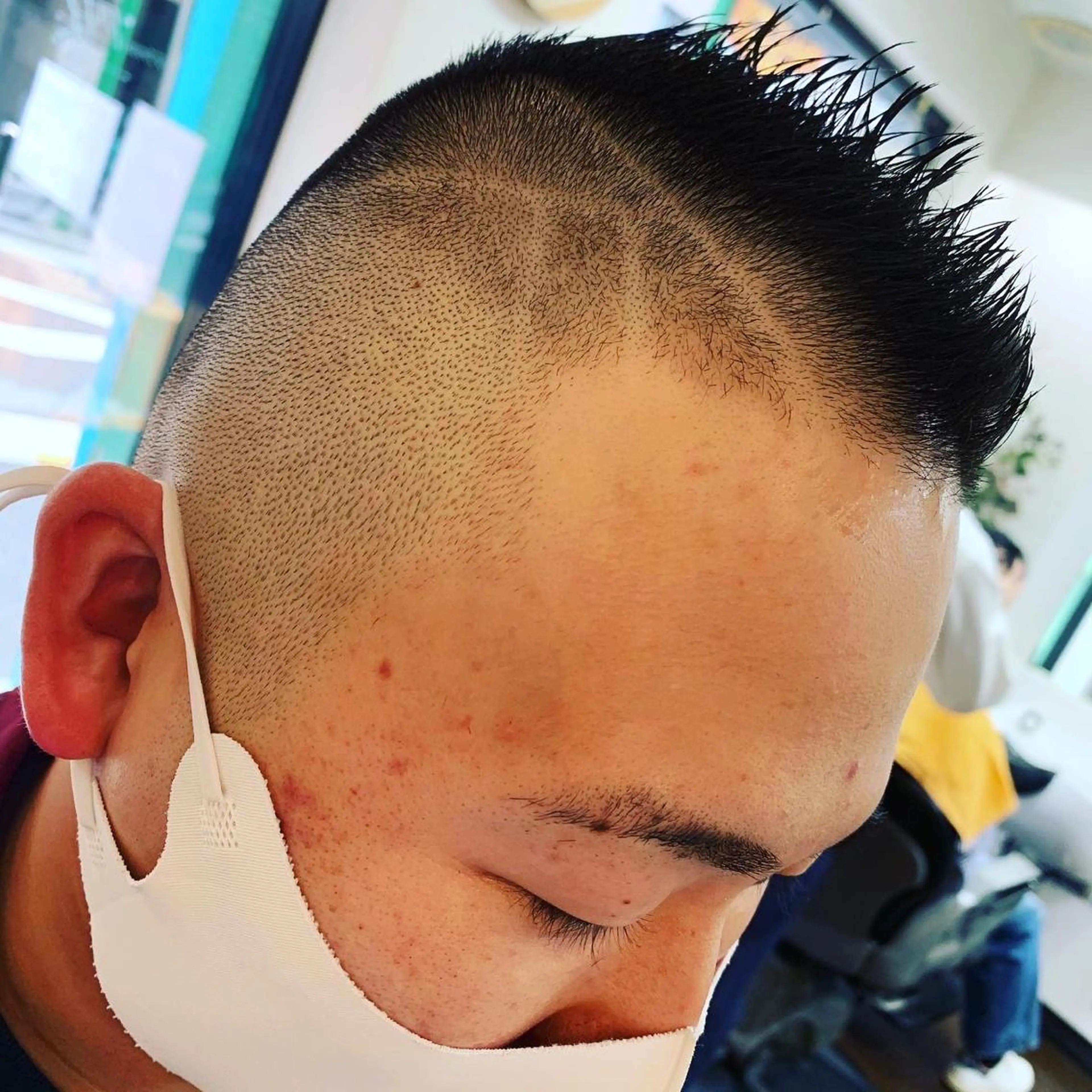 ショート メンズ カット 銀座バルビエグラン 角田雅樹（夜限定）のヘアスタイル