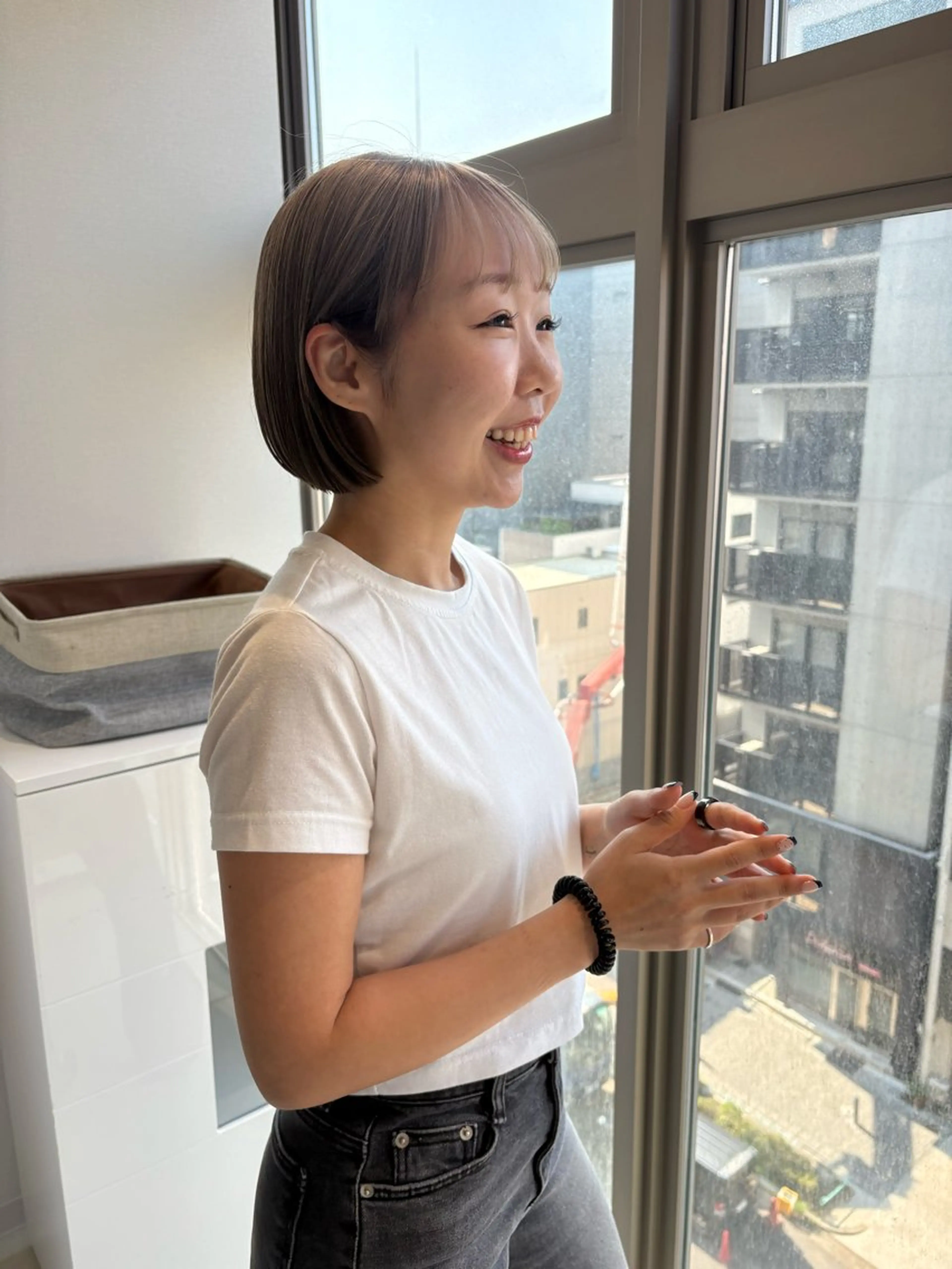 ブリーチオンカラーの写真