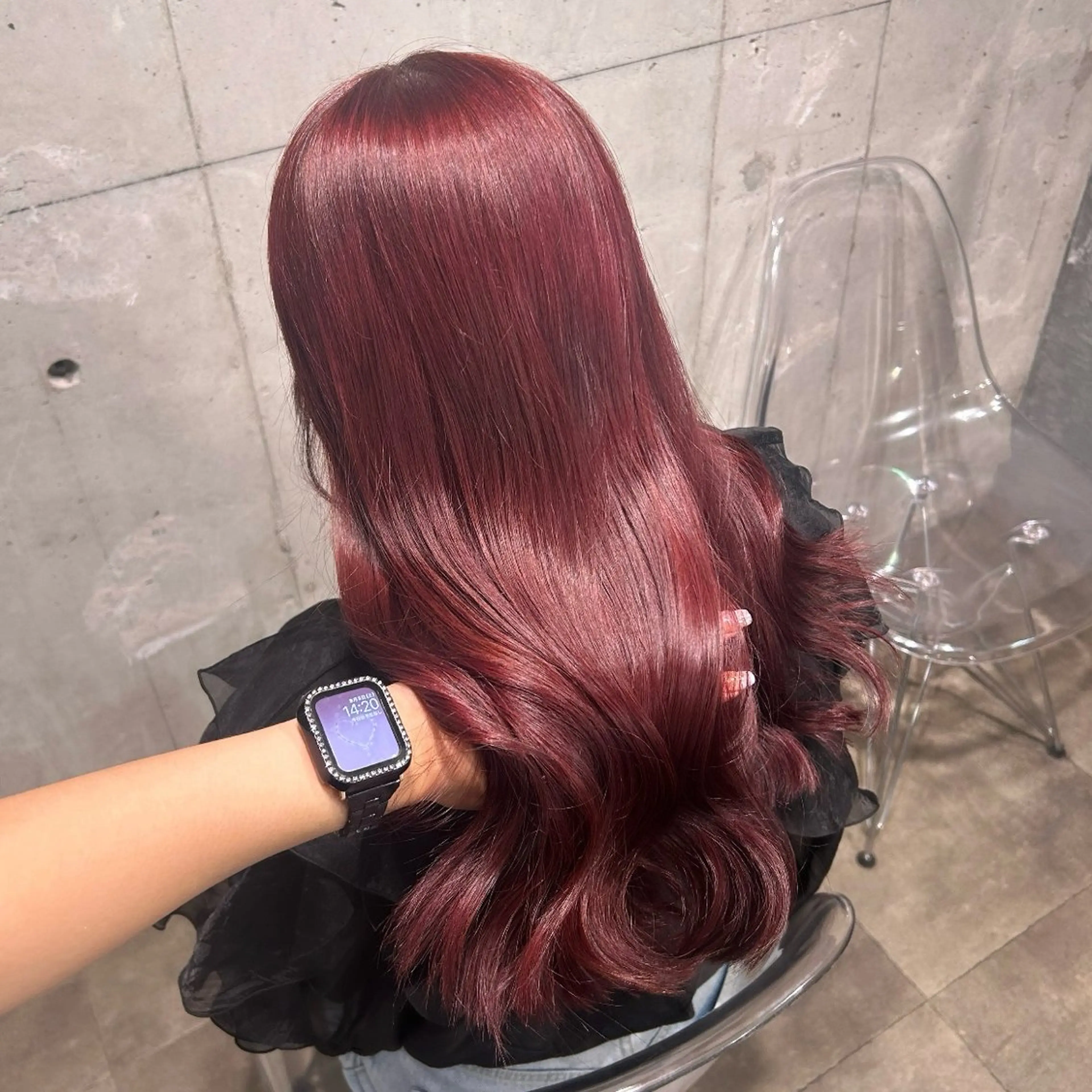 セミロング IS所属・横浜美容室/透明感 カラー/レイヤーのヘアスタイル