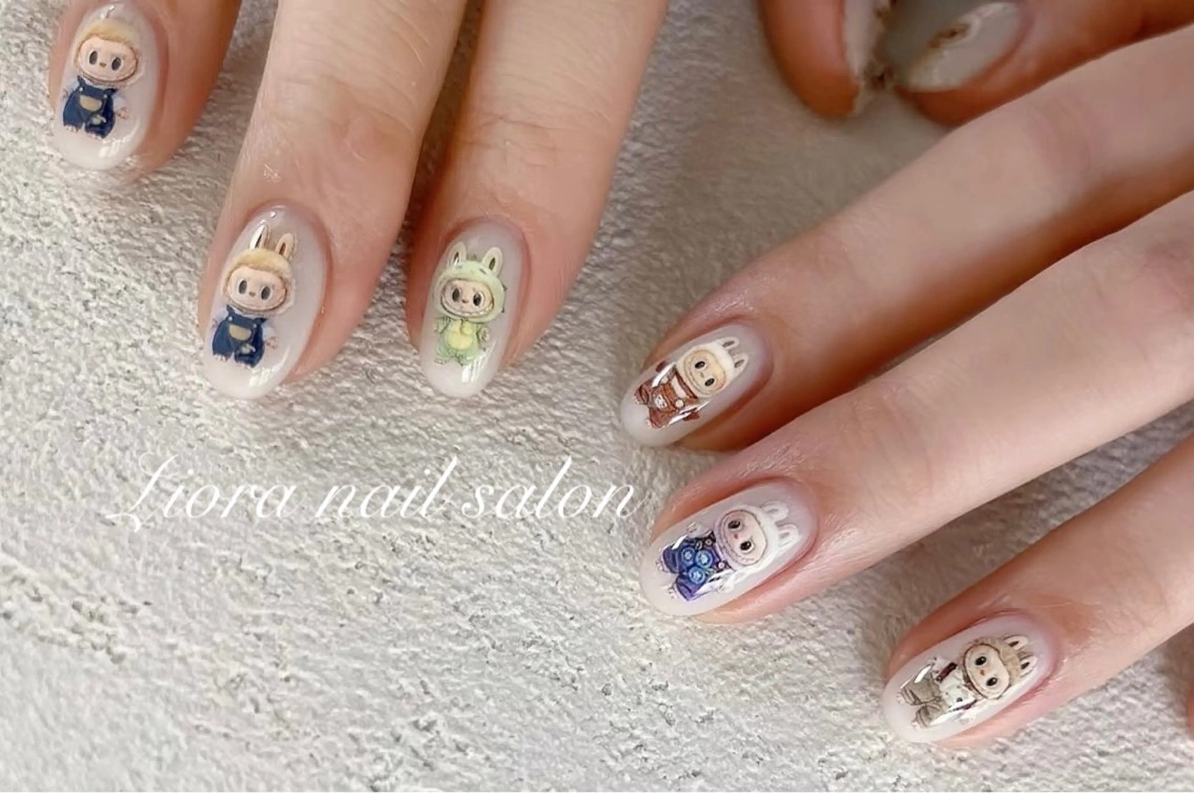 ネイル チークネイル フットネイル フレンチネイル ジェルネイル ガーリー Liora nail スカルプ専門店のネイルデザイン