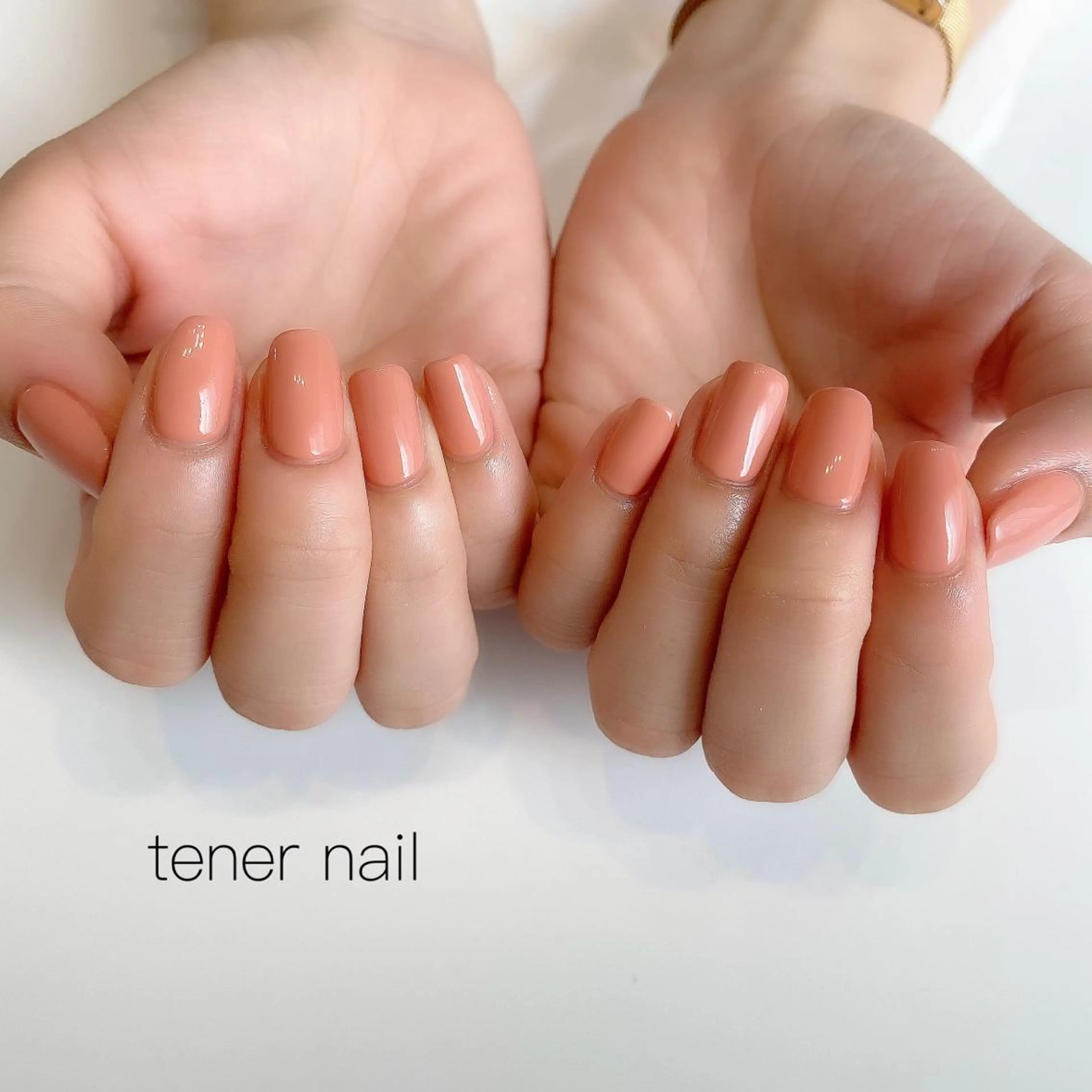 ネイル ワンカラーネイル オレンジ tener  nail  テネルネイル所属・テネルネイル tener nailのネイルデザイン