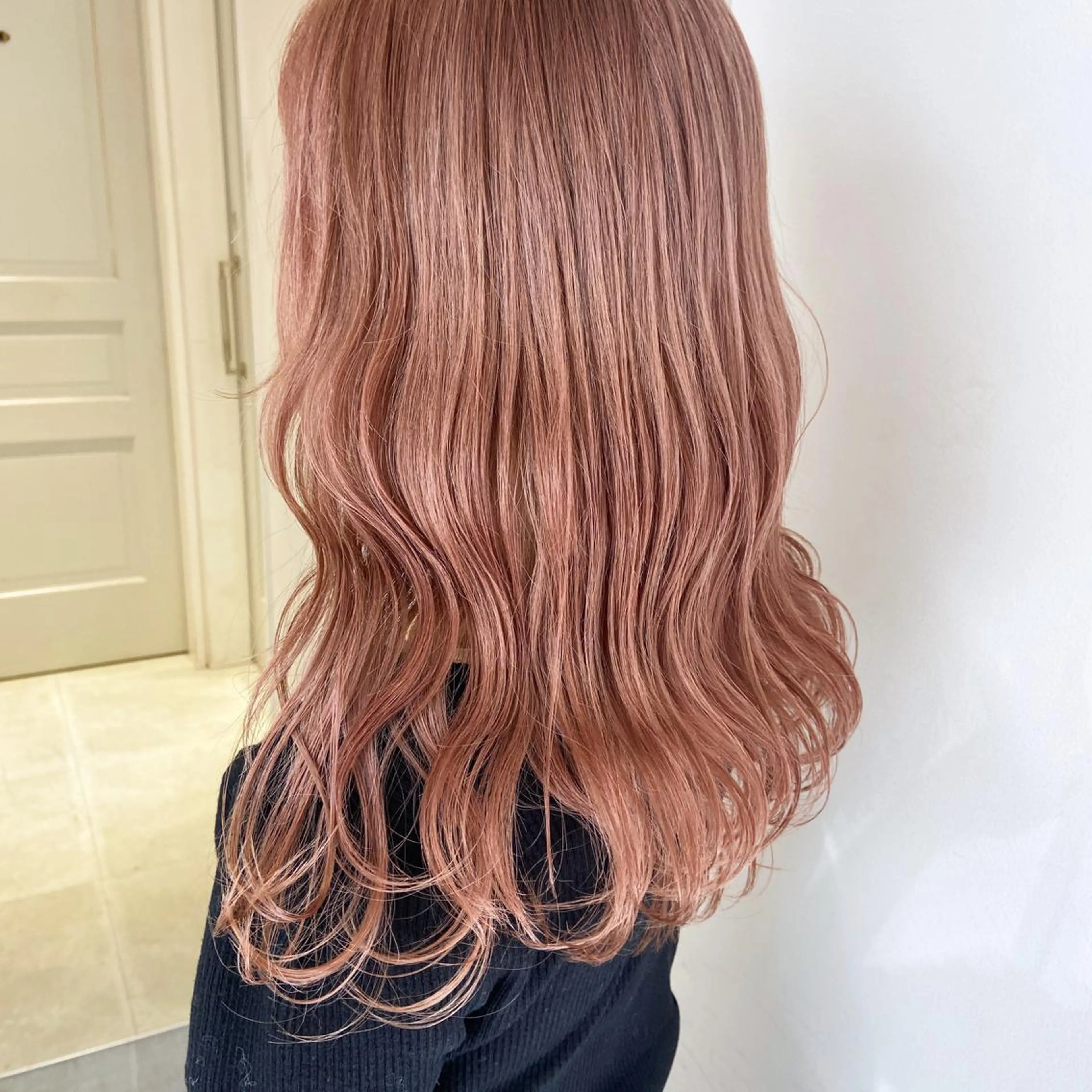 ロング カラー ヘアアレンジ ベージュカラー ピンクカラー ピンクベージュ レイヤー×グレージュ /ピンク🩷mioのヘアスタイル