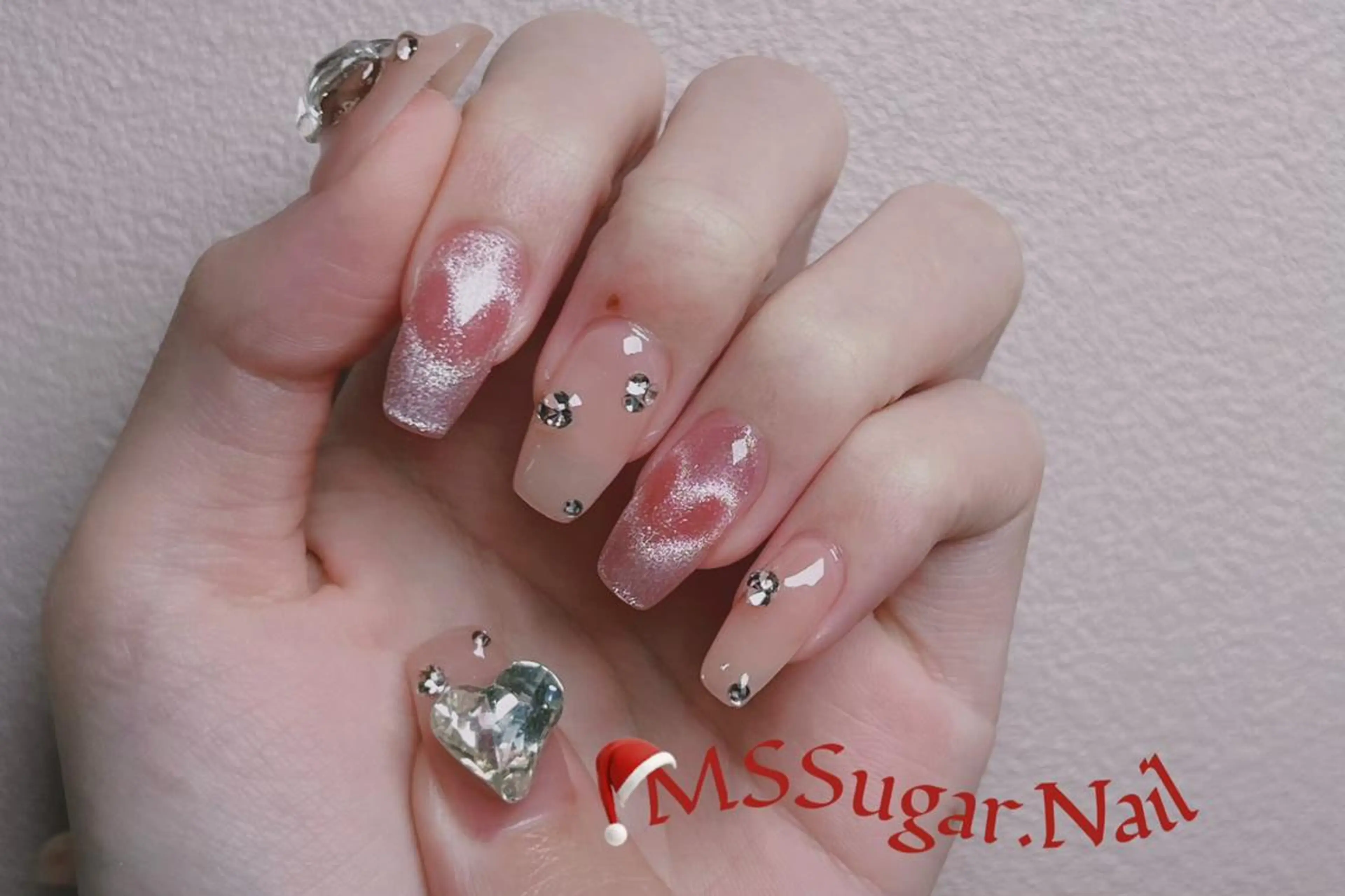 ネイル ハロウィン ロングネイル マグネットネイル スカルプネイル ネイルチップ ハンドネイル Mss ミサキのネイルデザイン