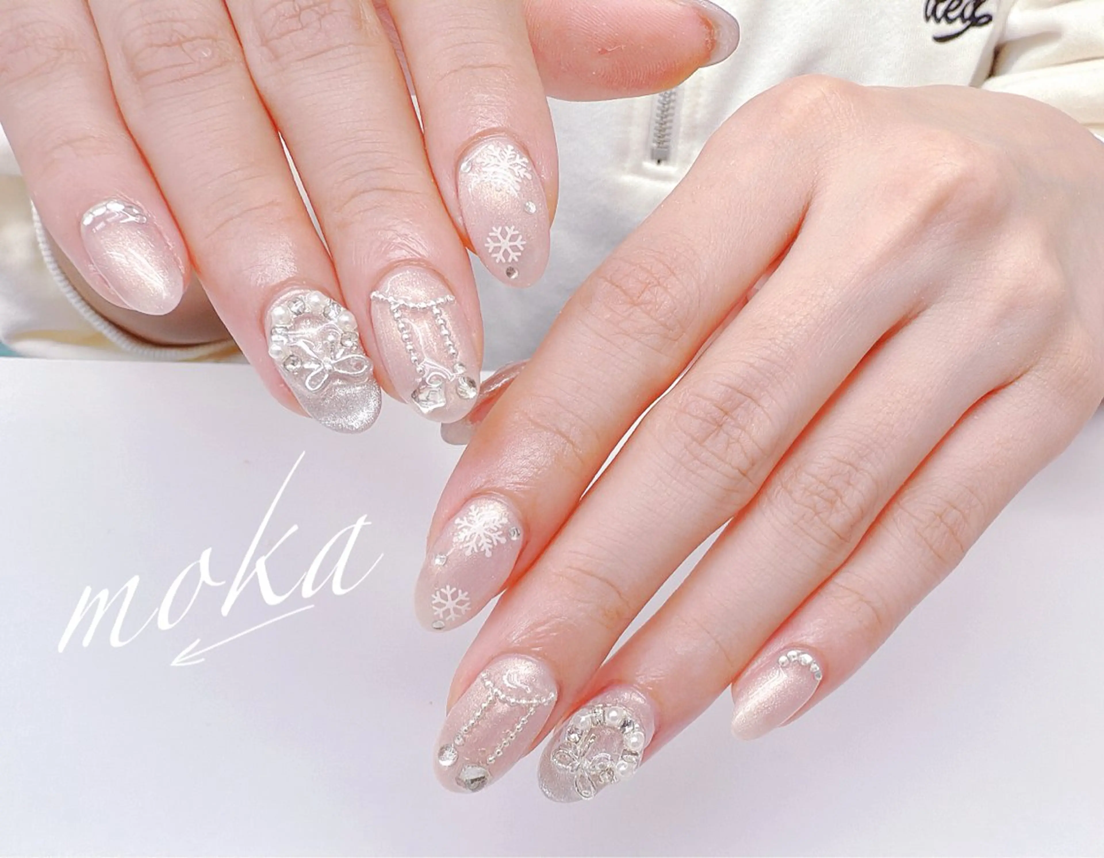 ネイル ハンドネイル ハンドケア 胡蝶蘭レディースサロ ンNailMOKAのネイルデザイン