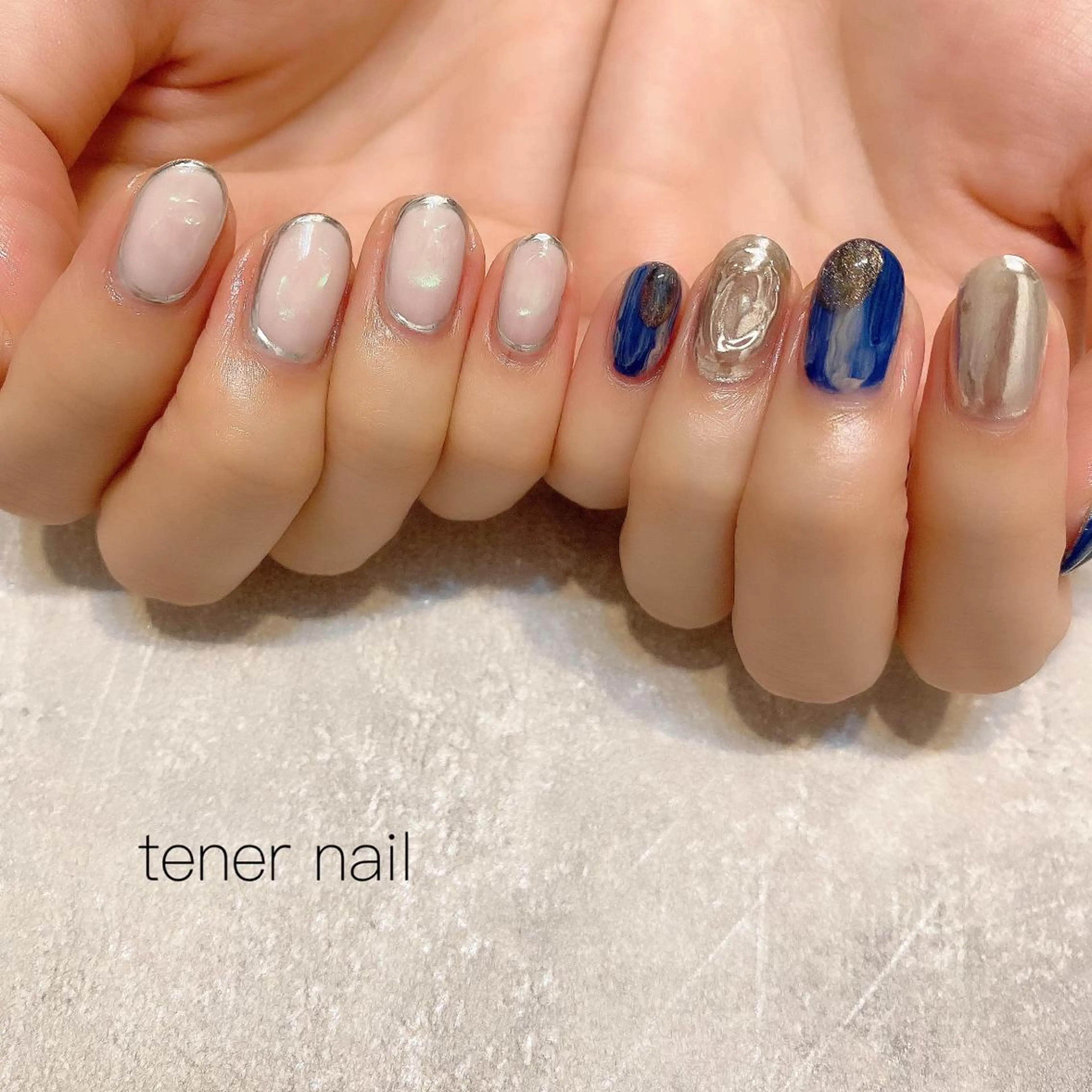 ネイル ニュアンスネイル ホワイト tener  nail  テネルネイル所属・テネルネイル tener nailのネイルデザイン