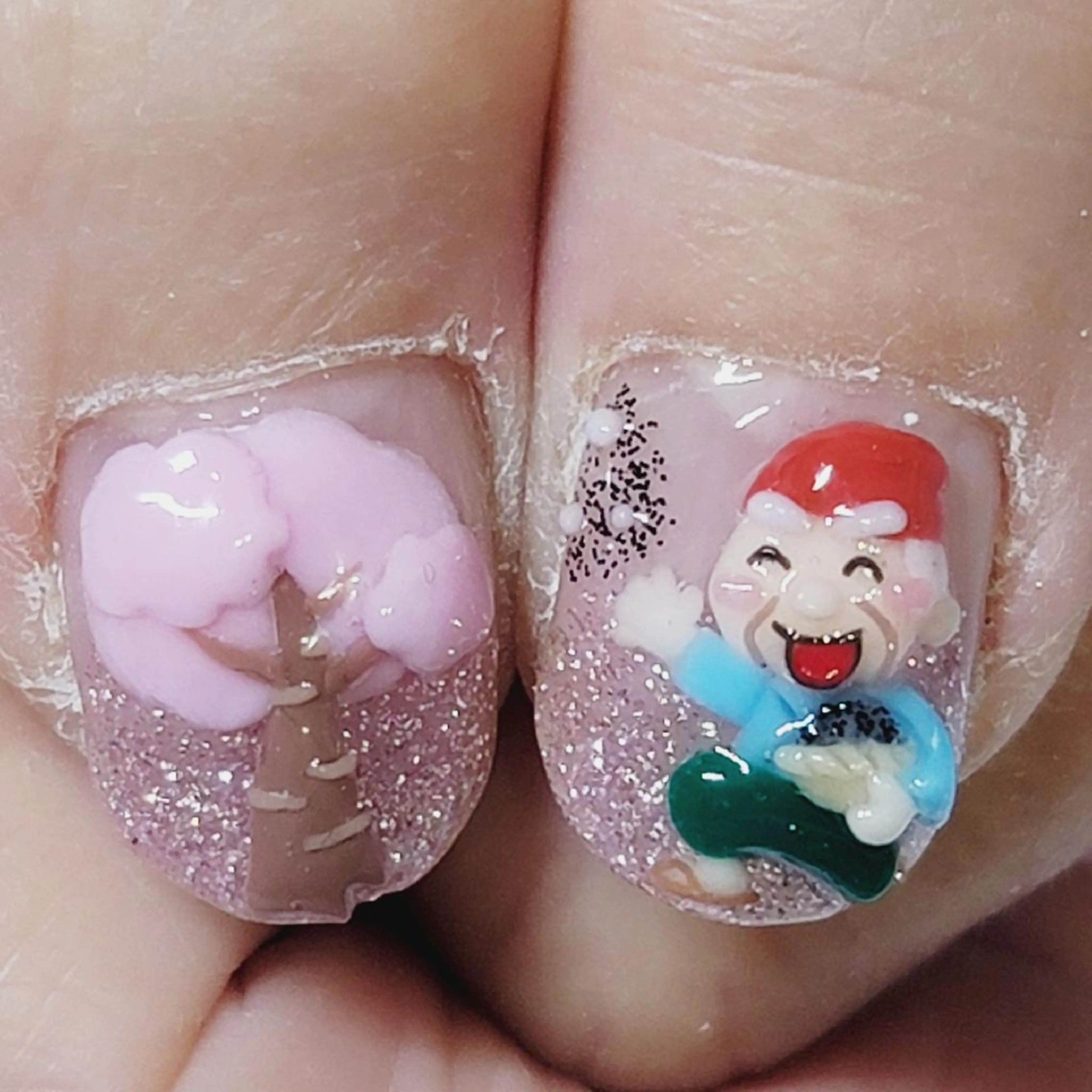 ネイル アートネイル 桜ネイル ハンドネイル よしだ ひろきのネイルデザイン