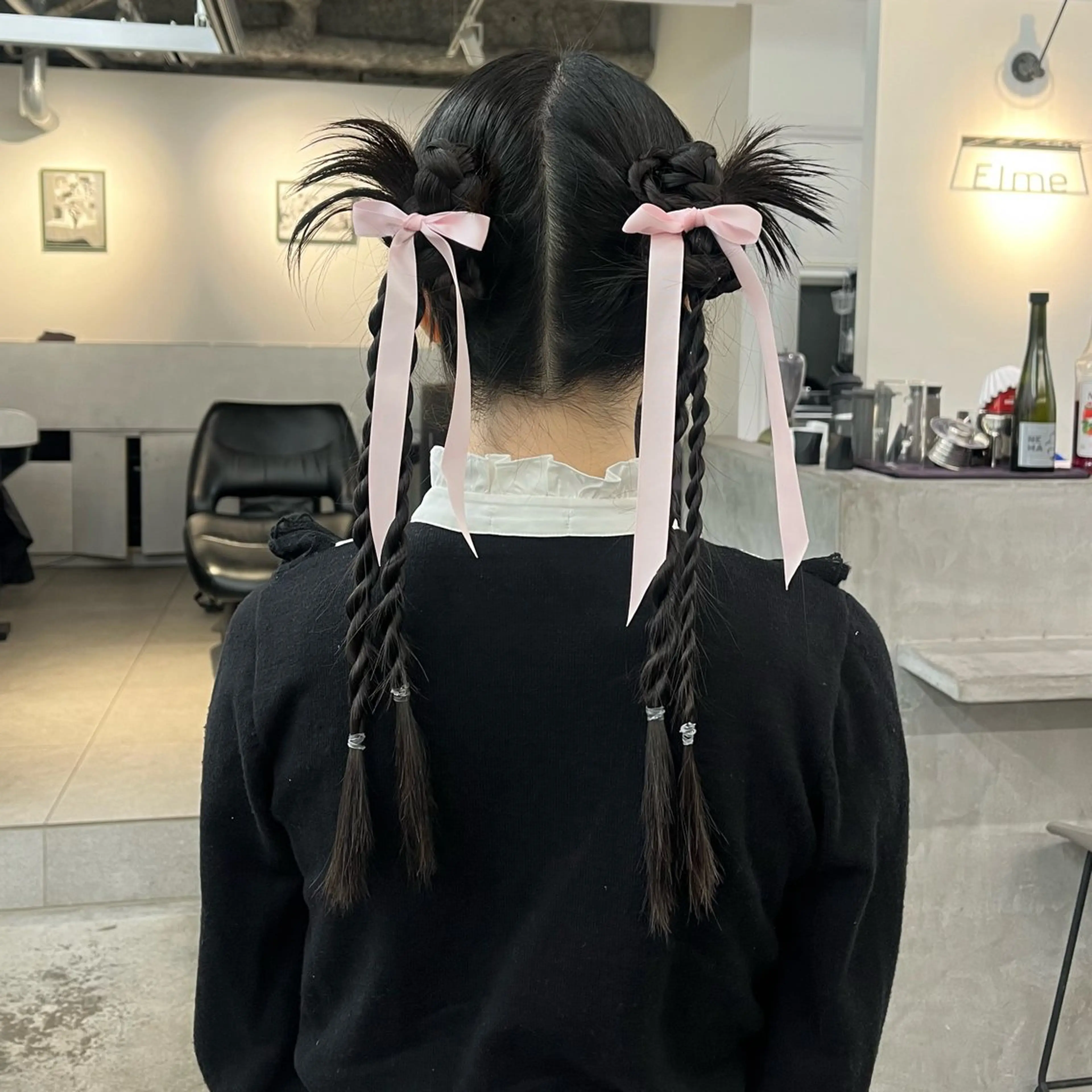 ブリーチ➕オンカラー➕ヘアアレンジ🌷🫧🎀🎧🪽💭☁️の写真