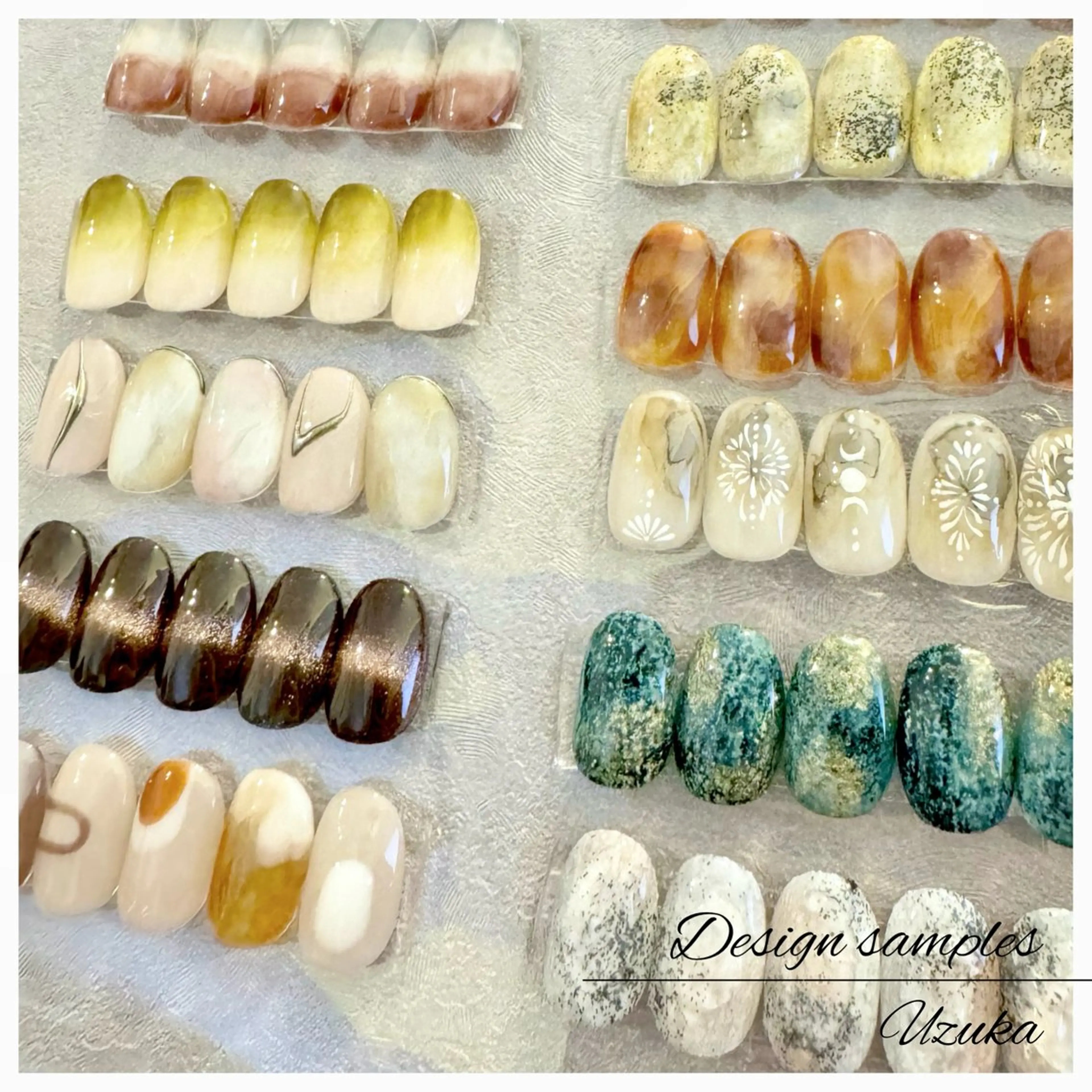 ネイル グラデーション マグネットネイル ニュアンスネイル 【 enn 】 Uzuka Yukaのネイルデザイン