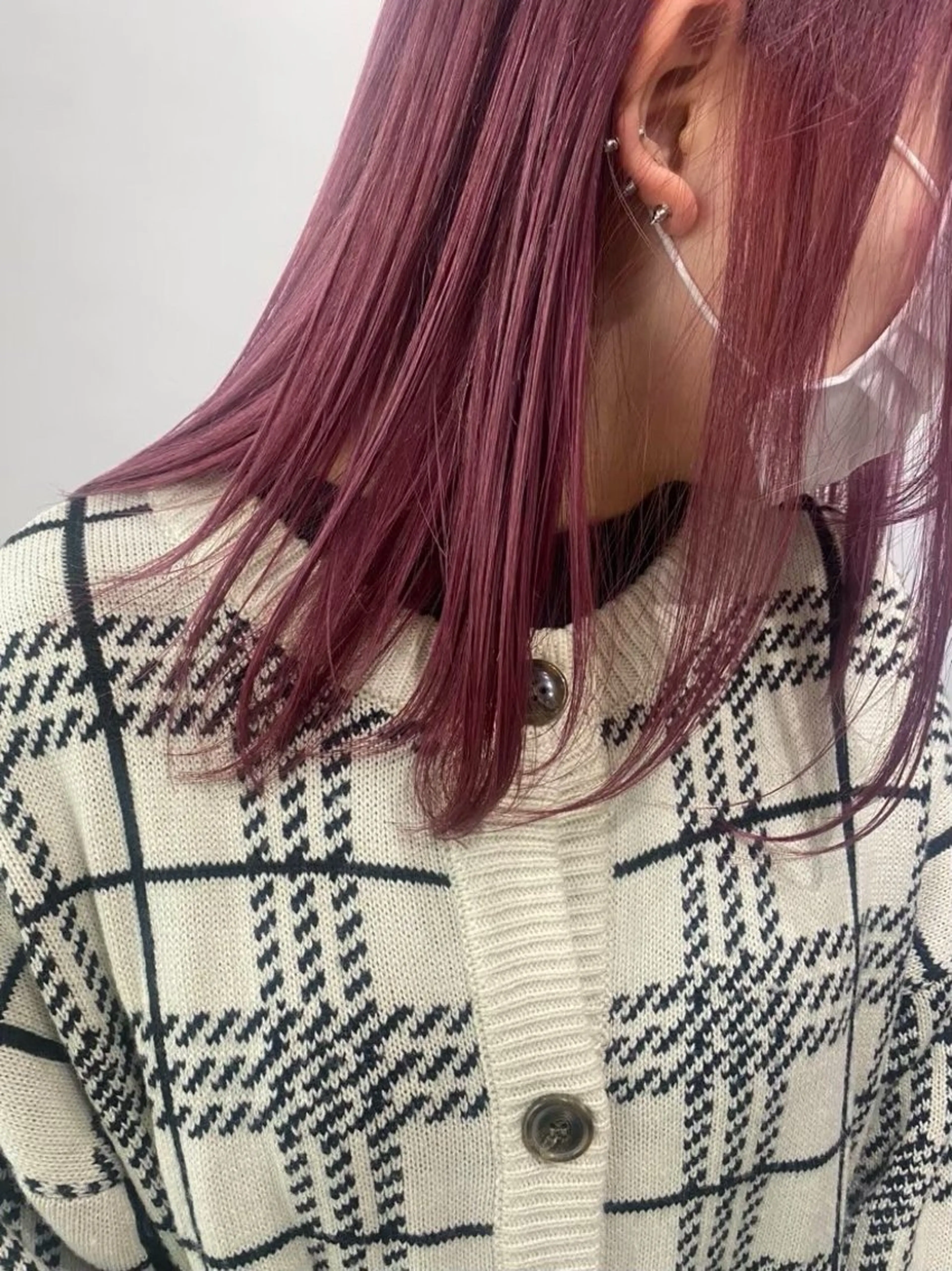 ミディアム カラー レッドカラー SHOEI 【nero】のヘアスタイル