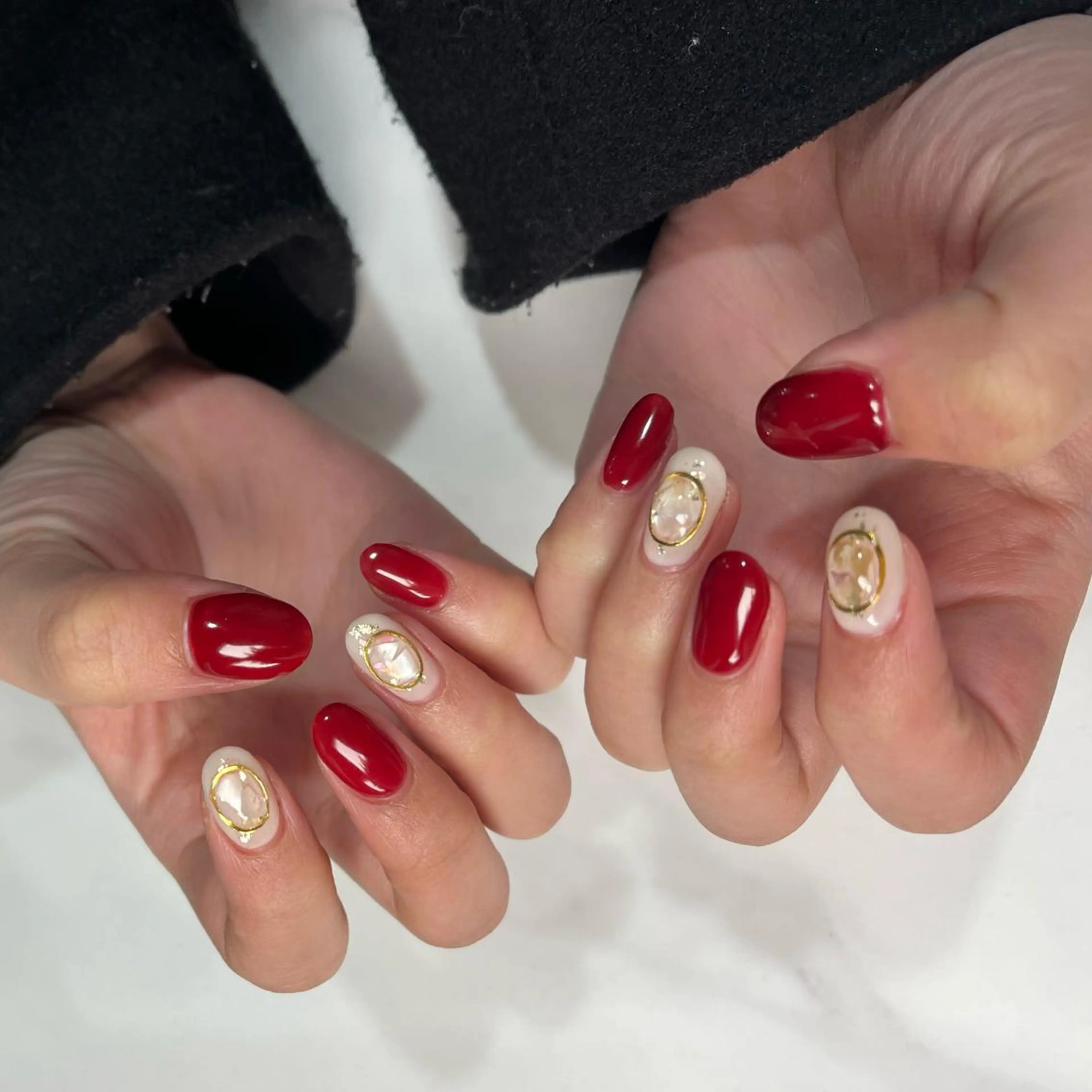 ネイル ハンドネイル 🤎Two ERI🤎のネイルデザイン