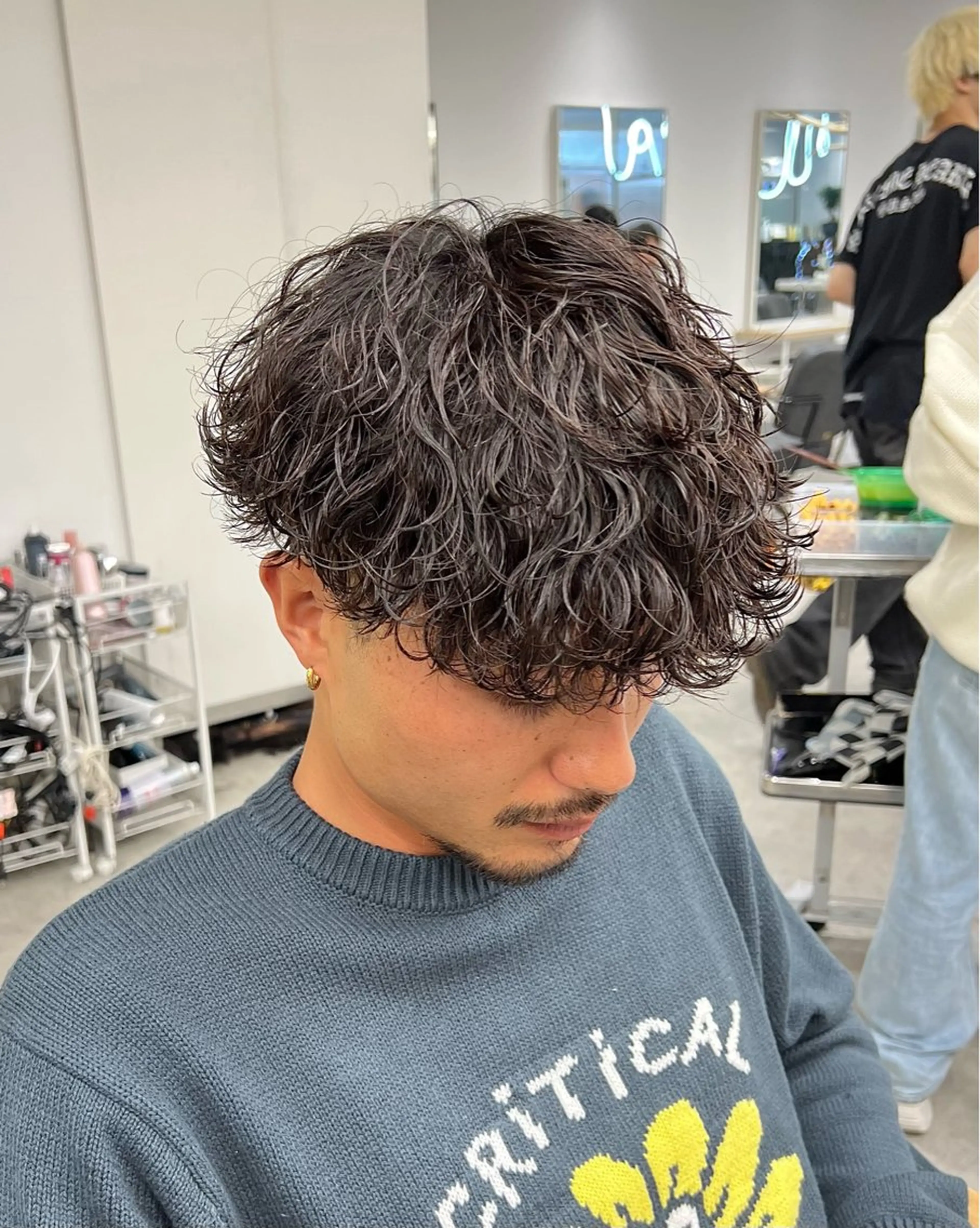 パーマ メンズ カット パーマ 【圧倒的センス】 まる/メンズカラーのヘアスタイル