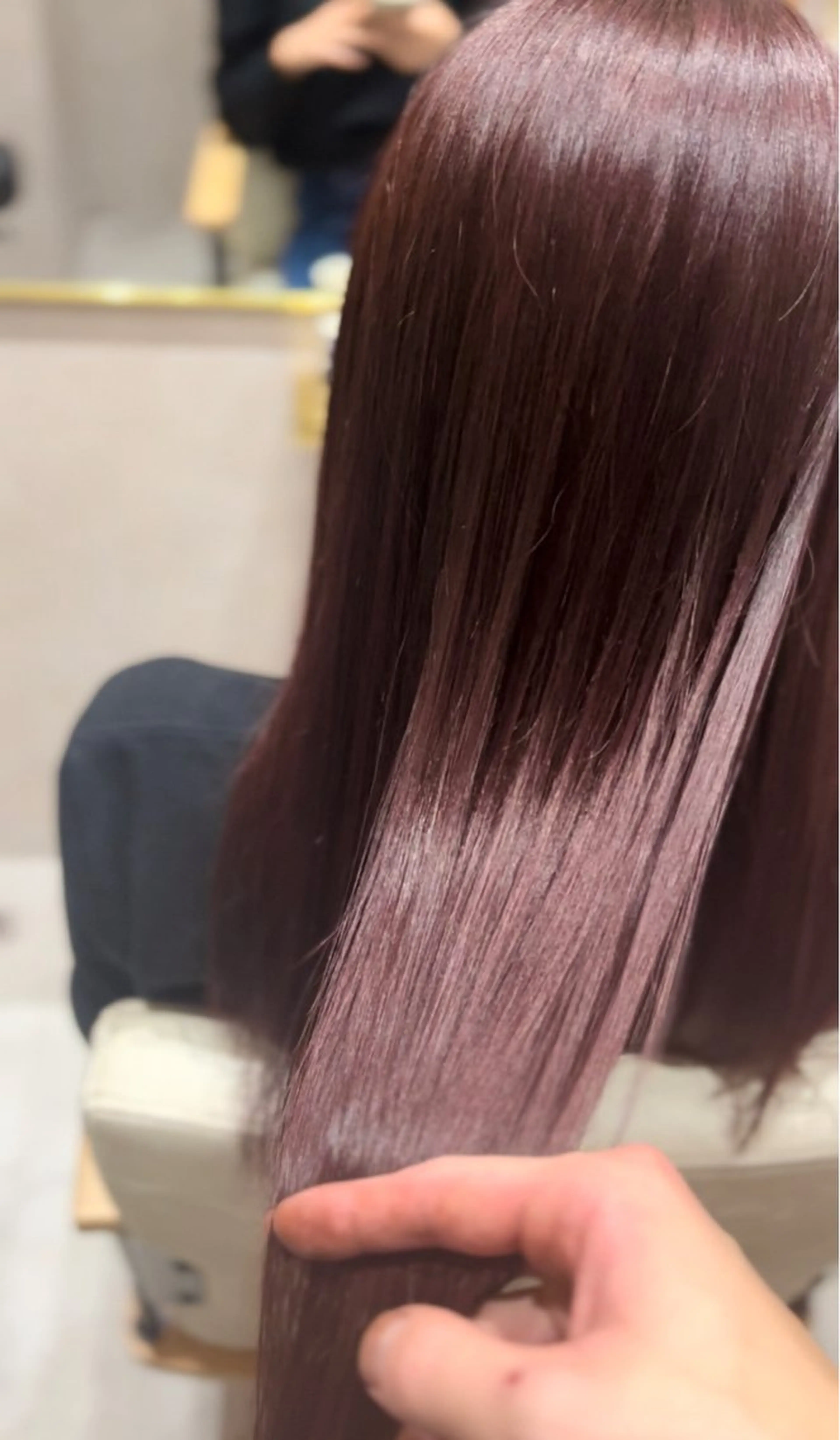 ⭐️人気No.1⭐️カット+全体カラー+TOKIOトリートメント+超音波アイロン❤️インスタでバズってる例のあれです㊙️の写真