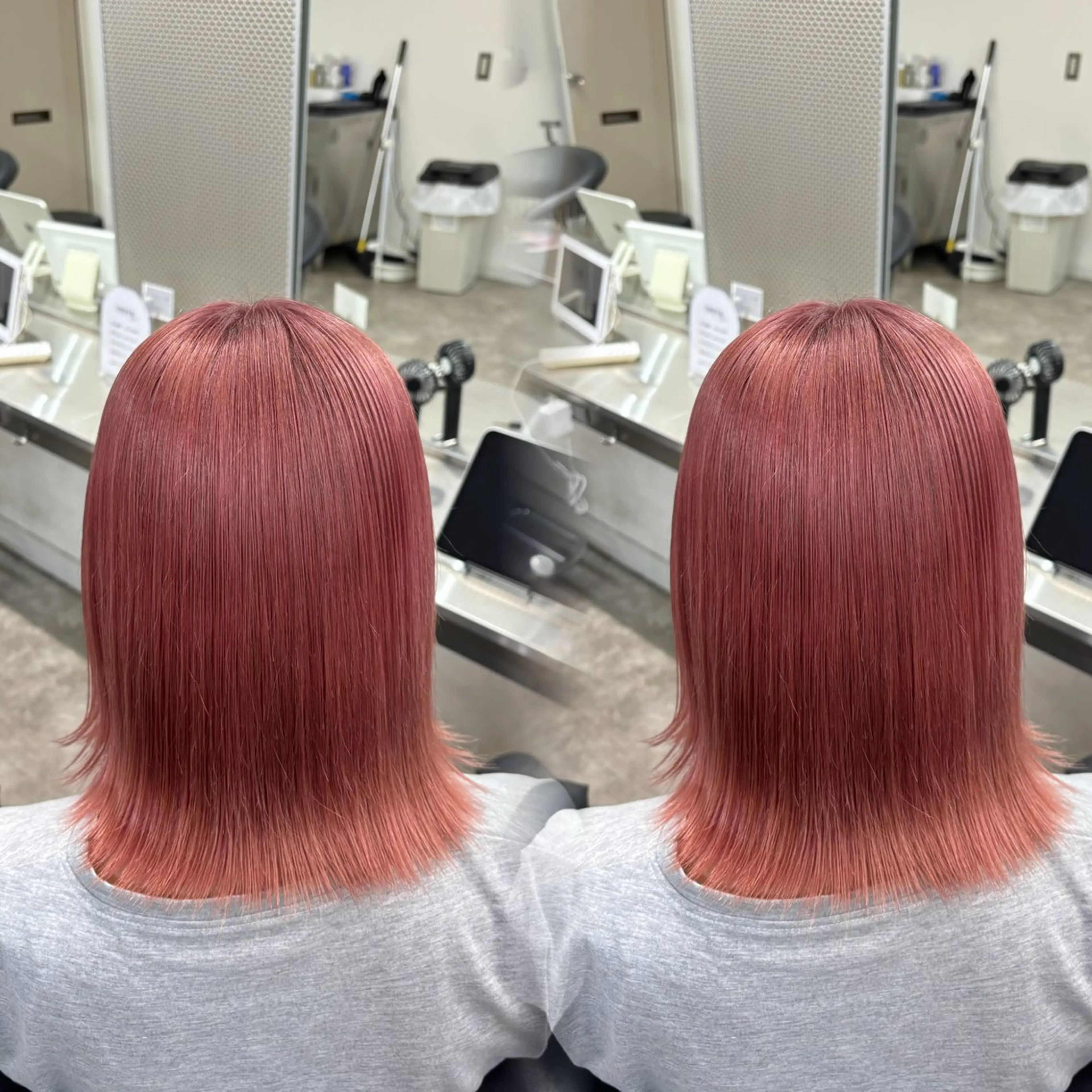 カラー ブリーチ ヘアカラー 吉成 葉南のヘアスタイル