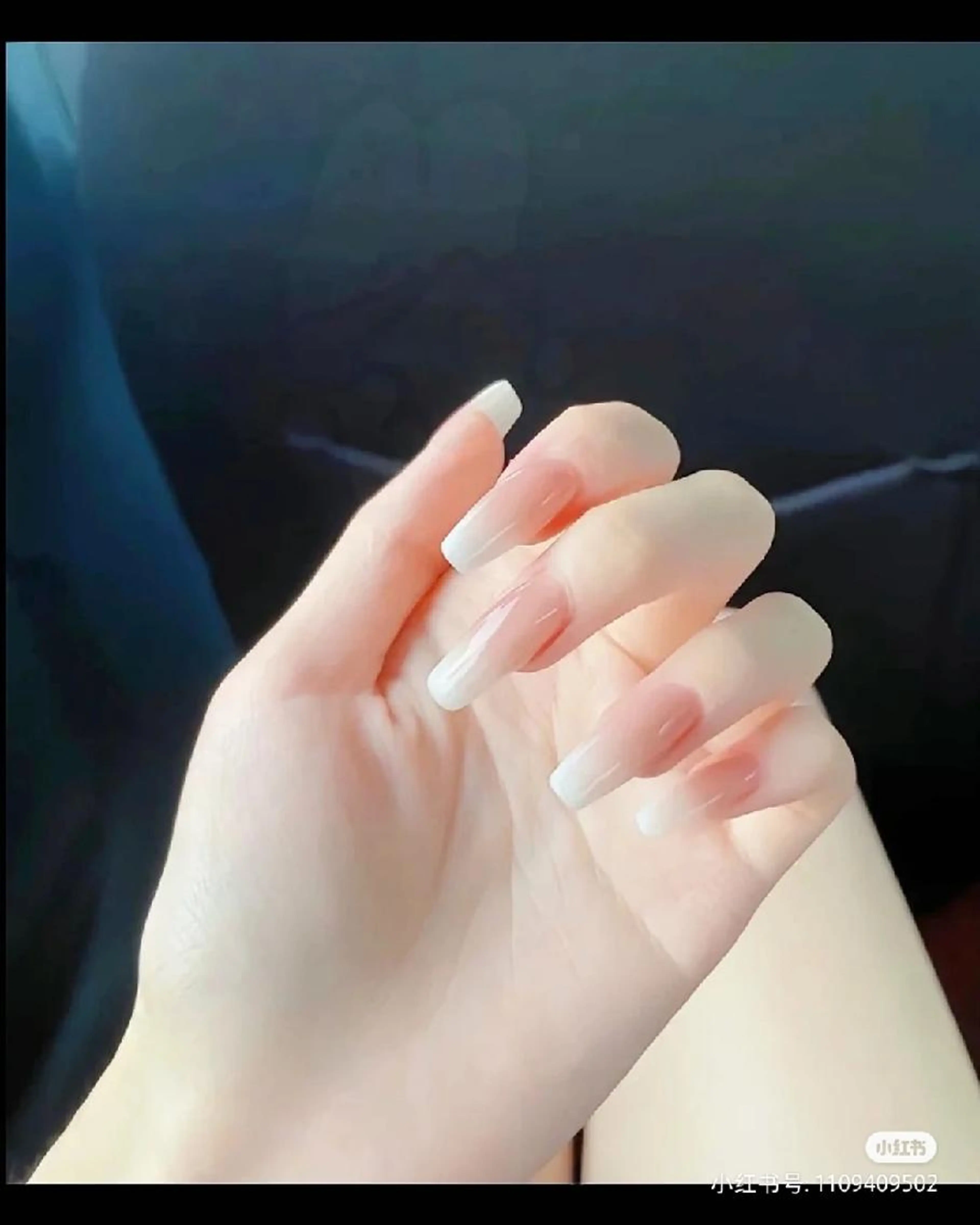 グラデーション+チップ長さだしの写真