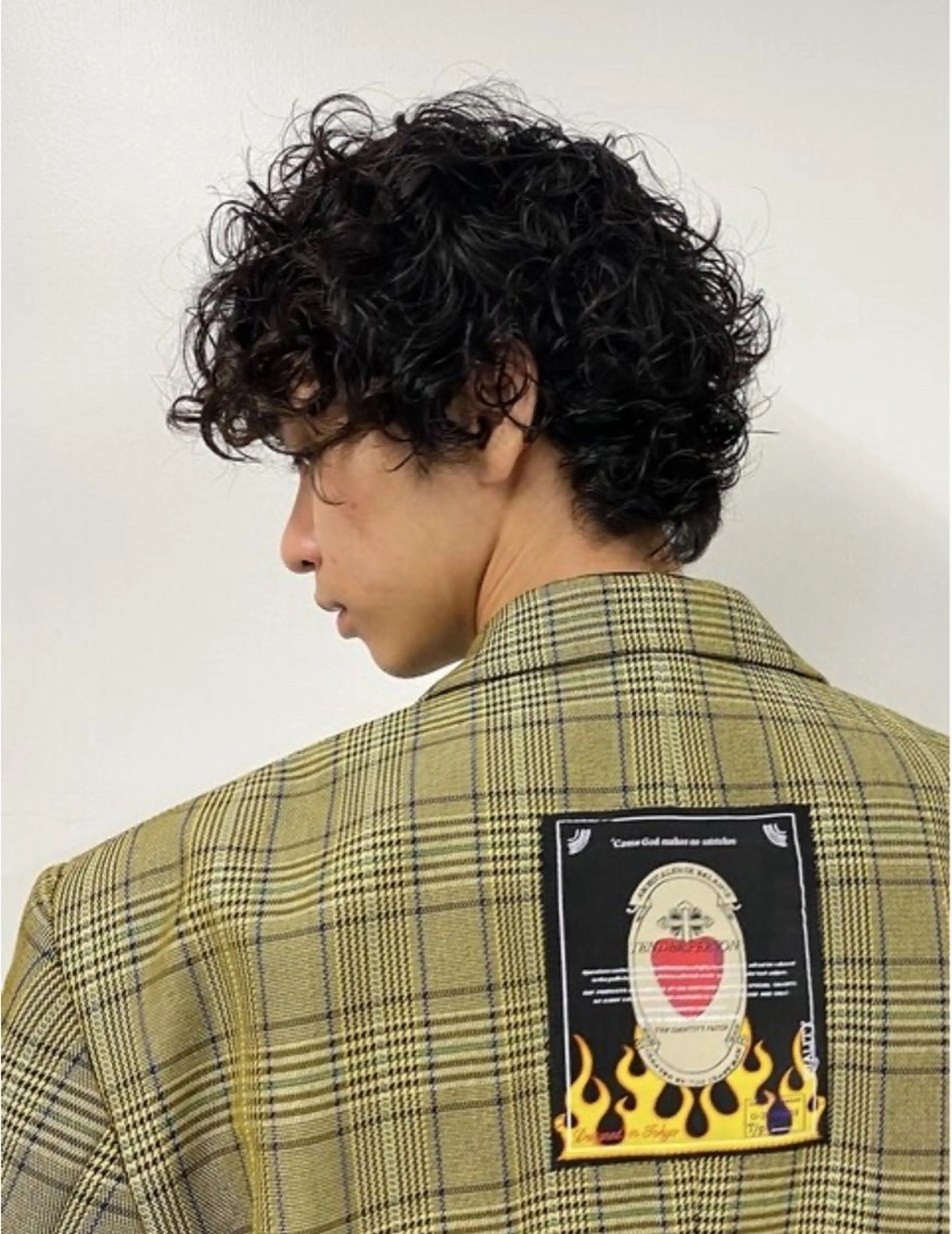 パーマ メンズ 🌙ブリーチカラー 🌙/HI naのヘアスタイル