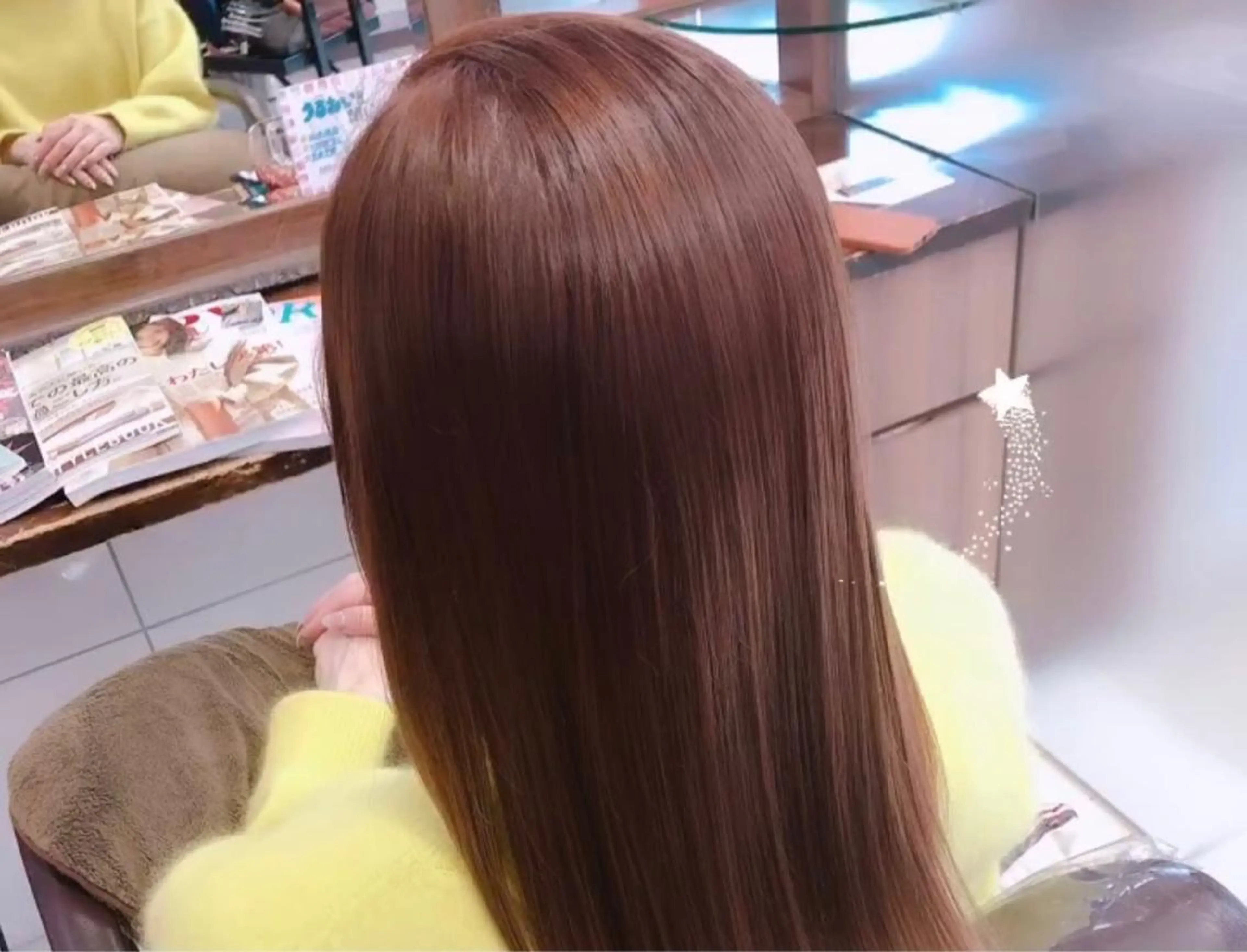 カット＋縮毛矯正＋トリートメントの写真