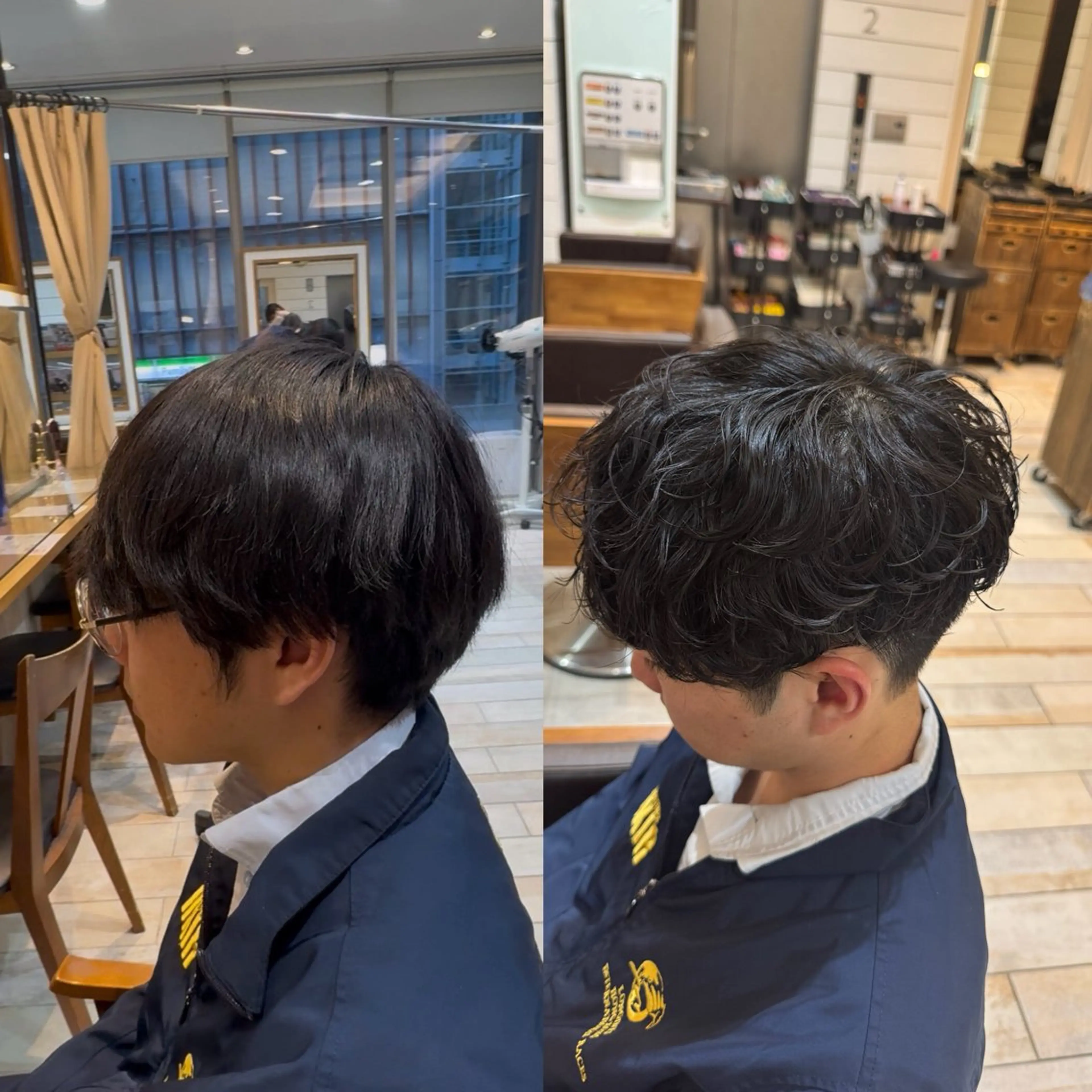 パーマ メンズ メンズパーマ カット パーマ hidero/渋谷/ メンズカット/パーマのヘアスタイル