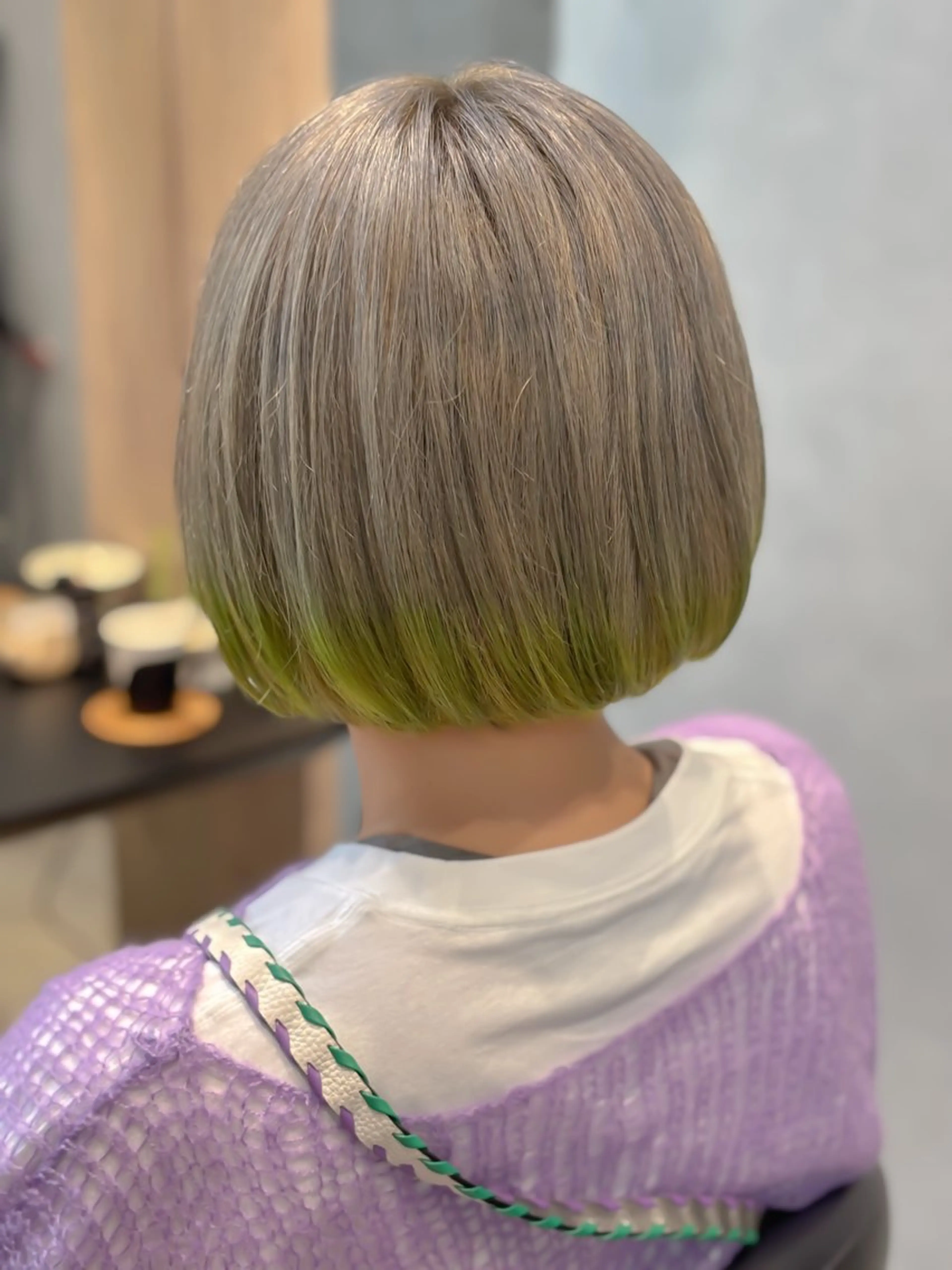 ショート EMANON 心斎橋所属・デザインカラー /aiのヘアスタイル