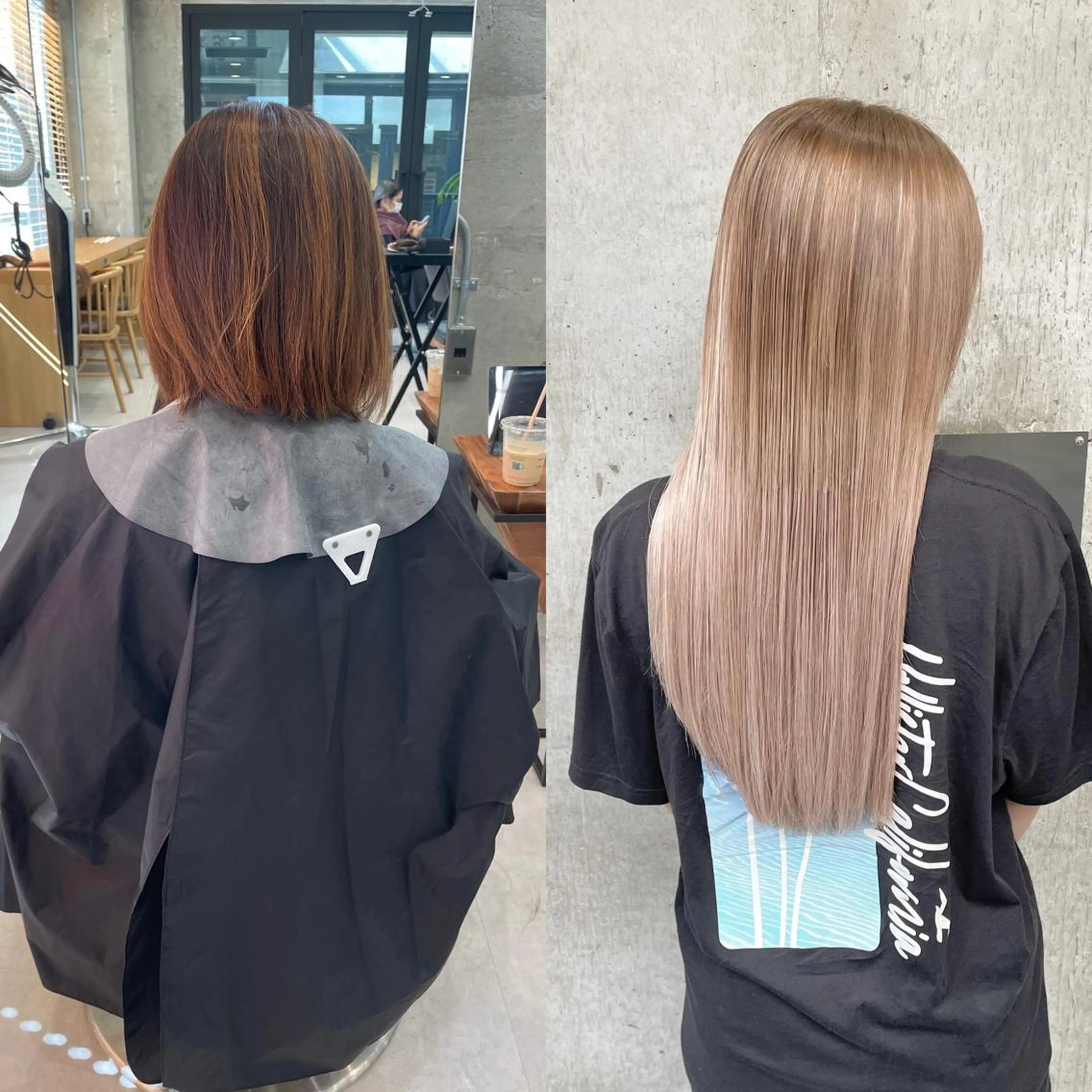 ロング カラー ヘアアレンジ ヘアカラー エクステ TATSUYA アートディレクターのヘアスタイル