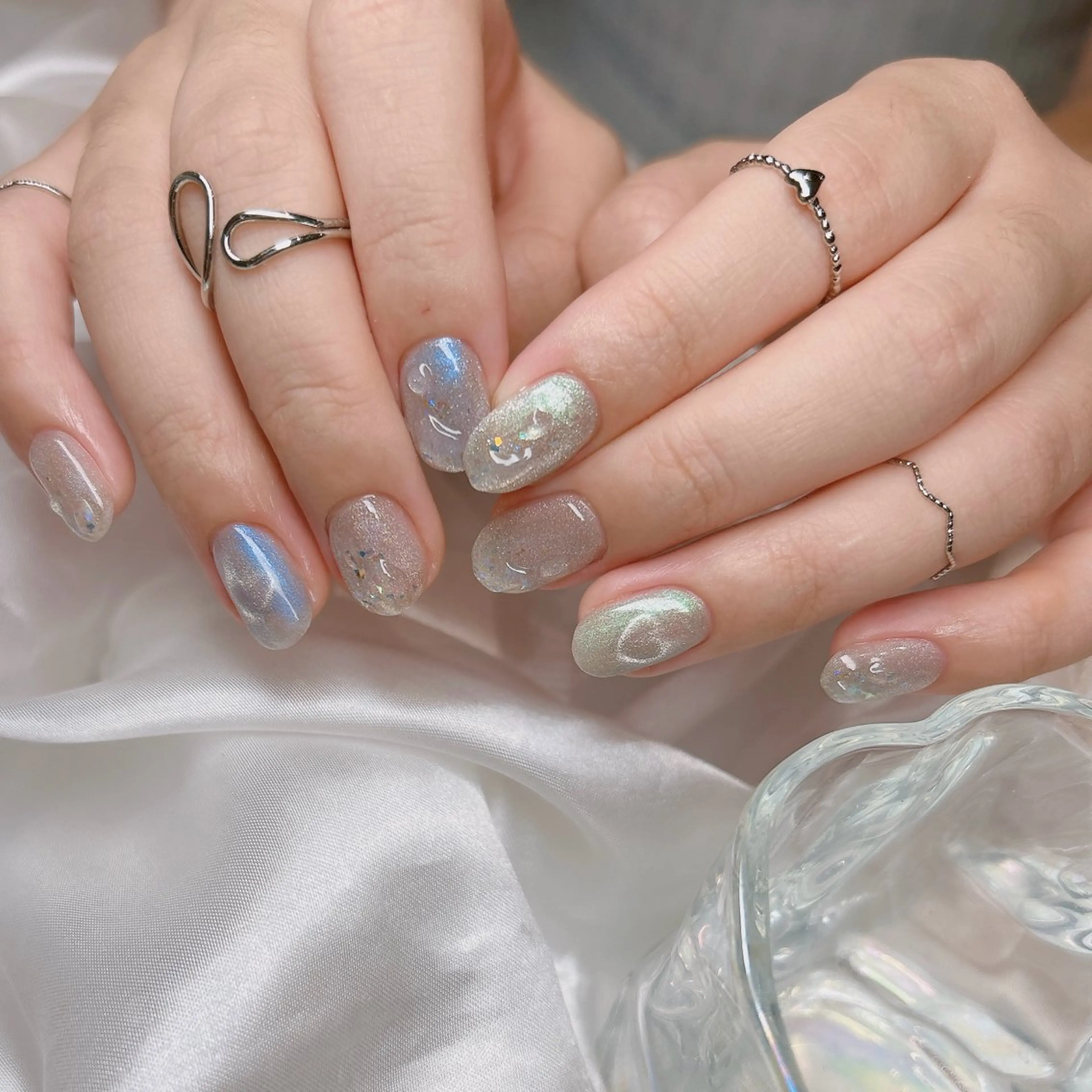 ネイル junna のぞいてねのネイルデザイン