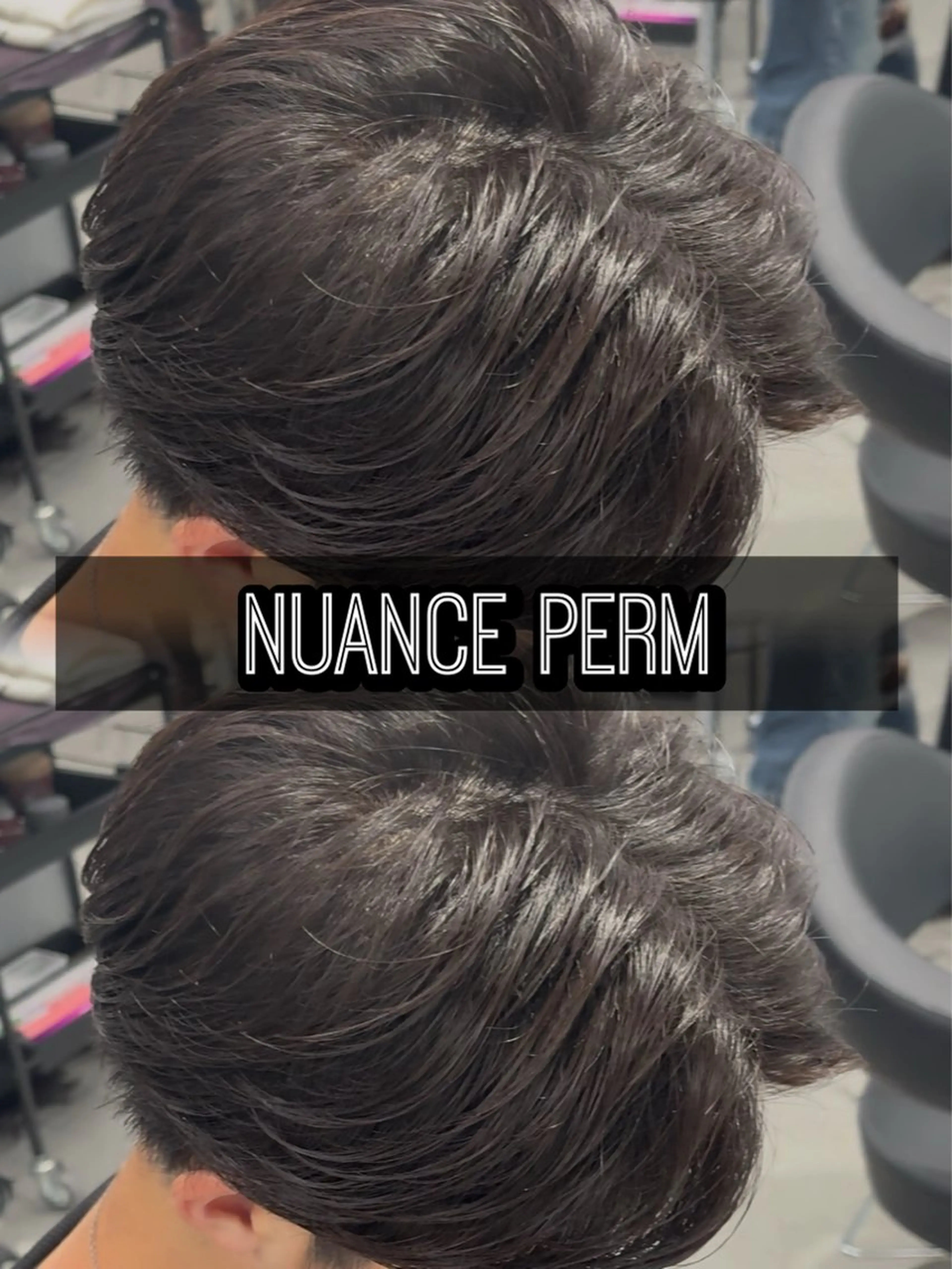 パーマ メンズ センターパート フェザーパーマ メンズハイライト メンズメッシュ マッシュ センターパート/フェ ザー🔥SHUYAのヘアスタイル