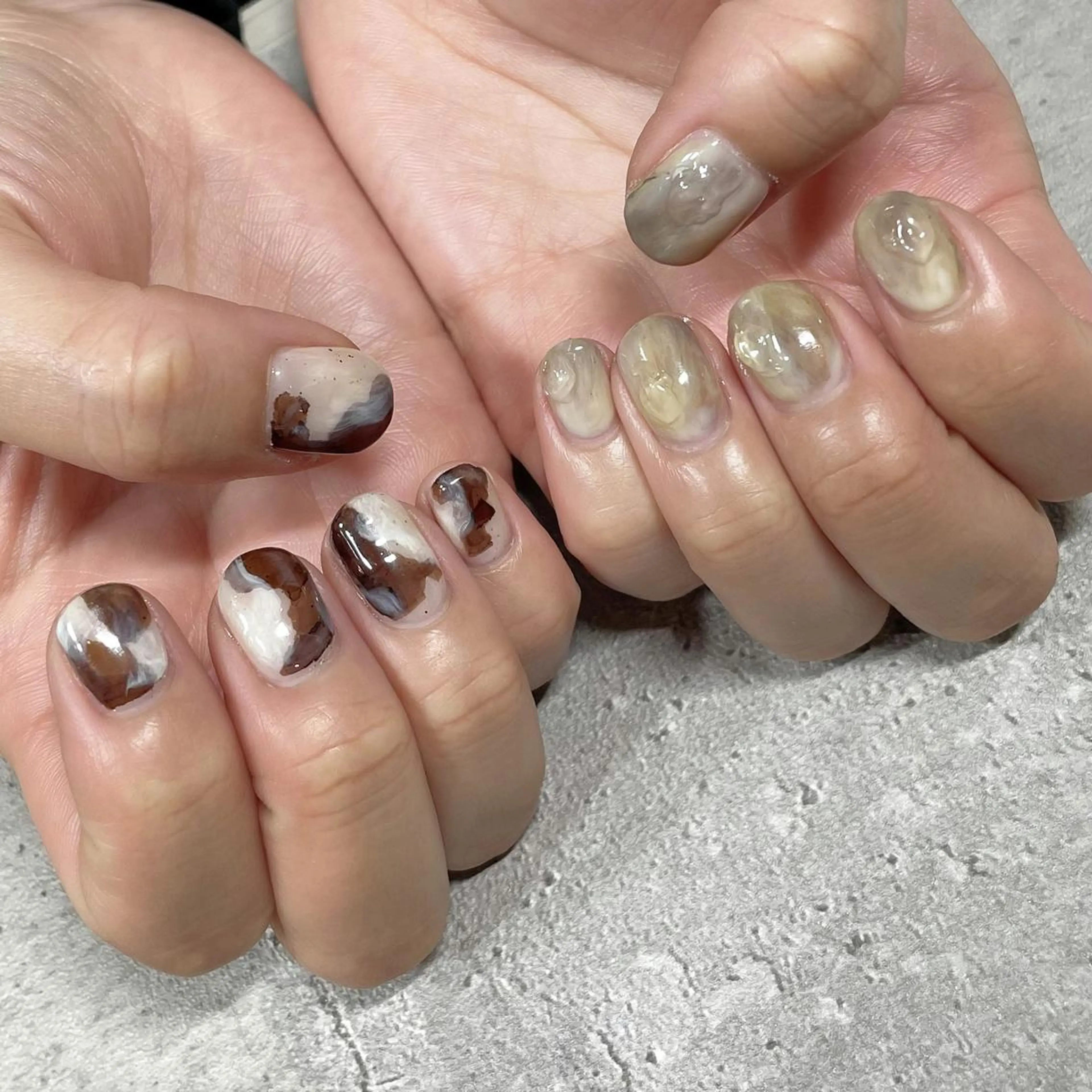 ネイル ジェルネイル 東 千夏のネイルデザイン