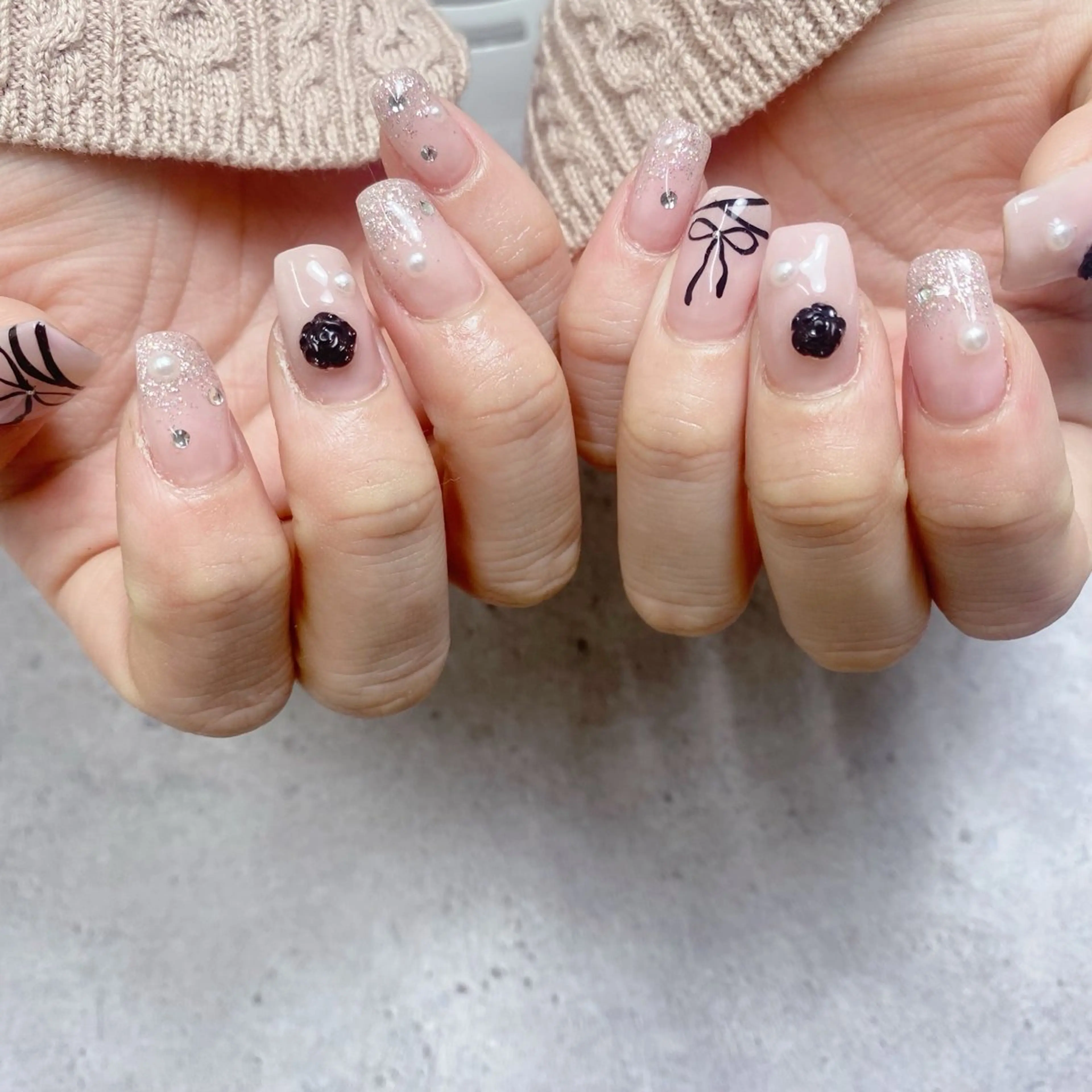 ネイル 持ち込み ハンドネイル フットネイル emma.nail所属・emma.nail kanakoのネイルデザイン