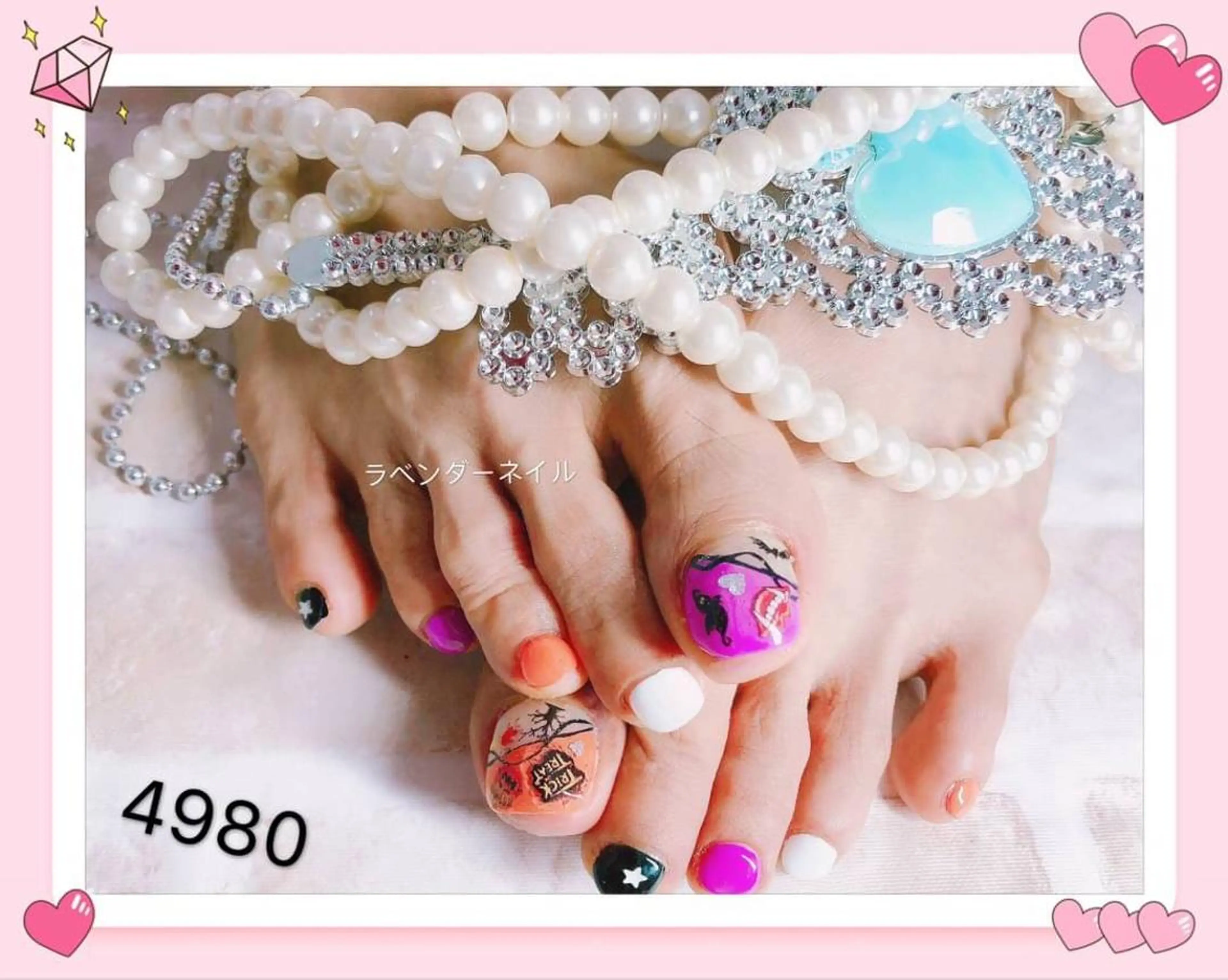 ネイル ラベンダー💖日暮里 ルル💖ネイルのネイルデザイン