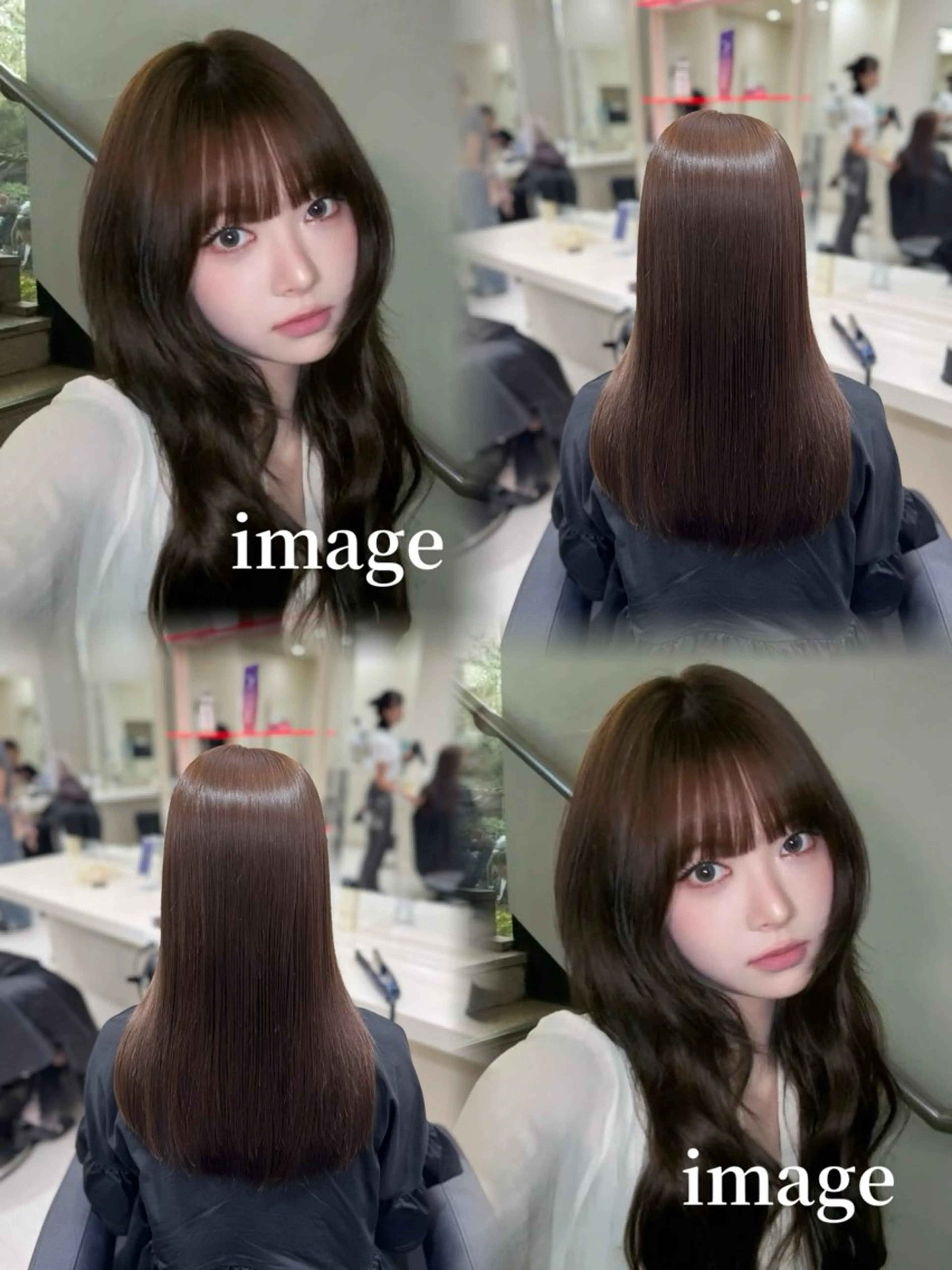 ロング カラー ヘアカラー 🤍韓国大人っぽ ベージュMAI🤍のヘアスタイル